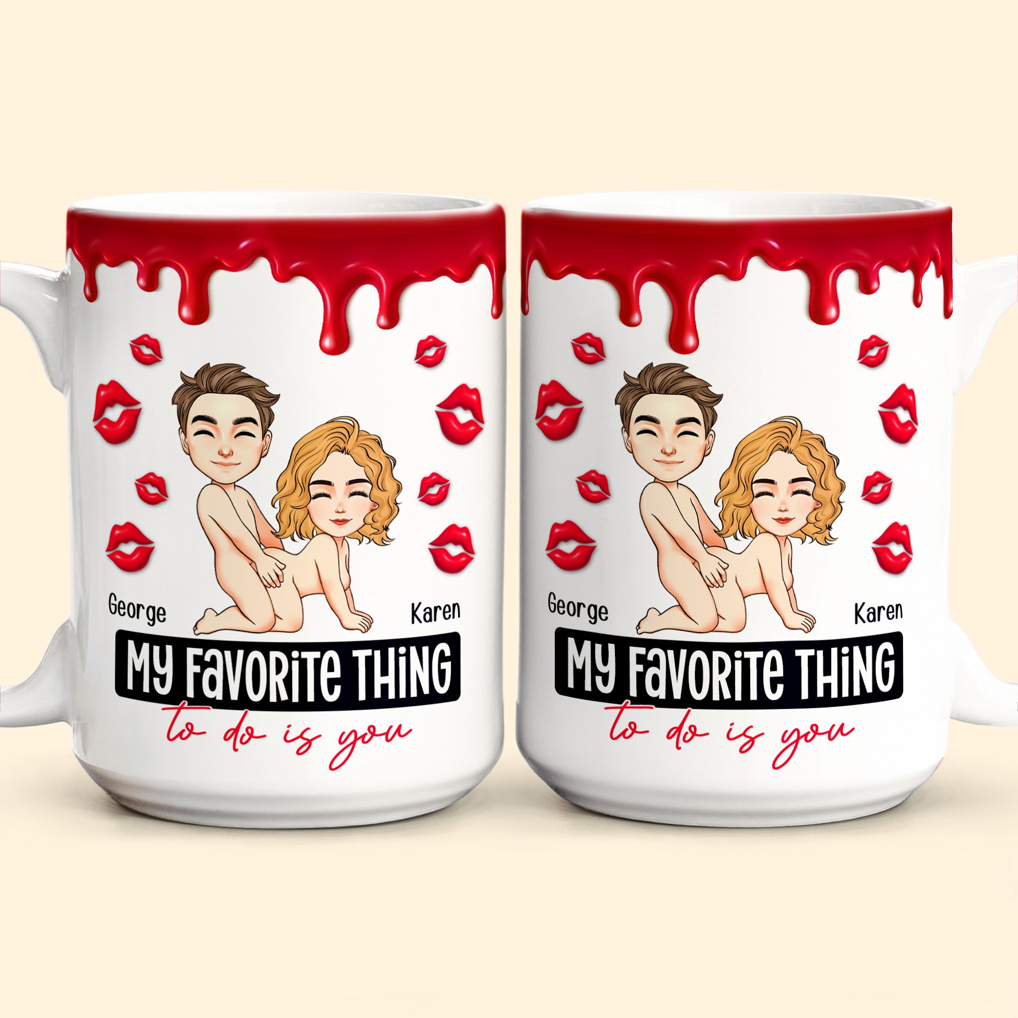 New Version My Favorite Thing To Do Is You - Personalized Mug