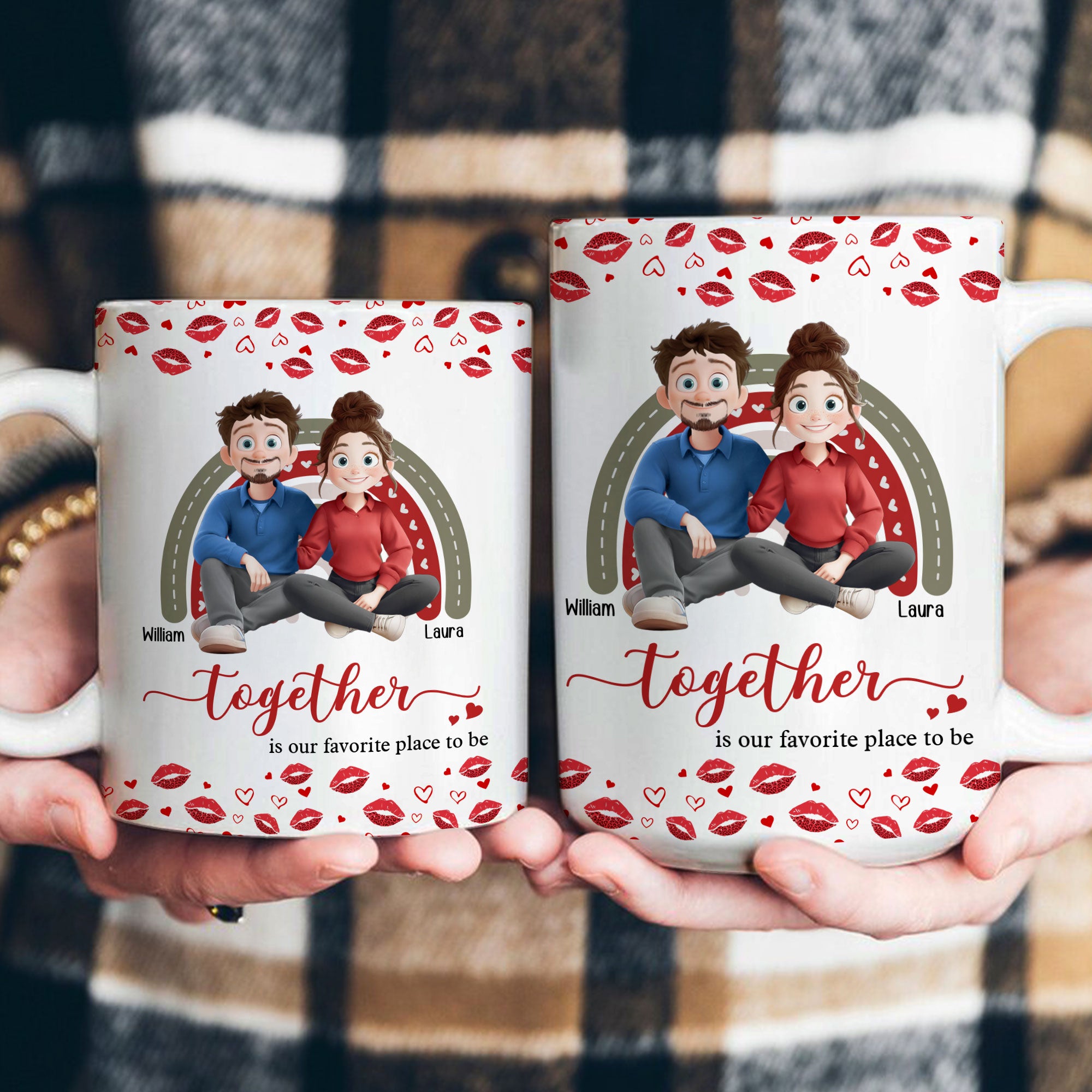 New Version Together Is Our Favorite Place To Be - Personalized Mug