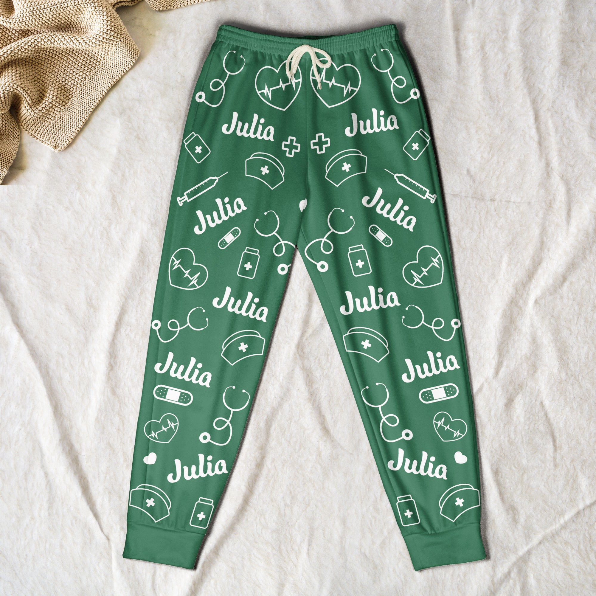 Nurse Custom Name - Personalized Sweatpants