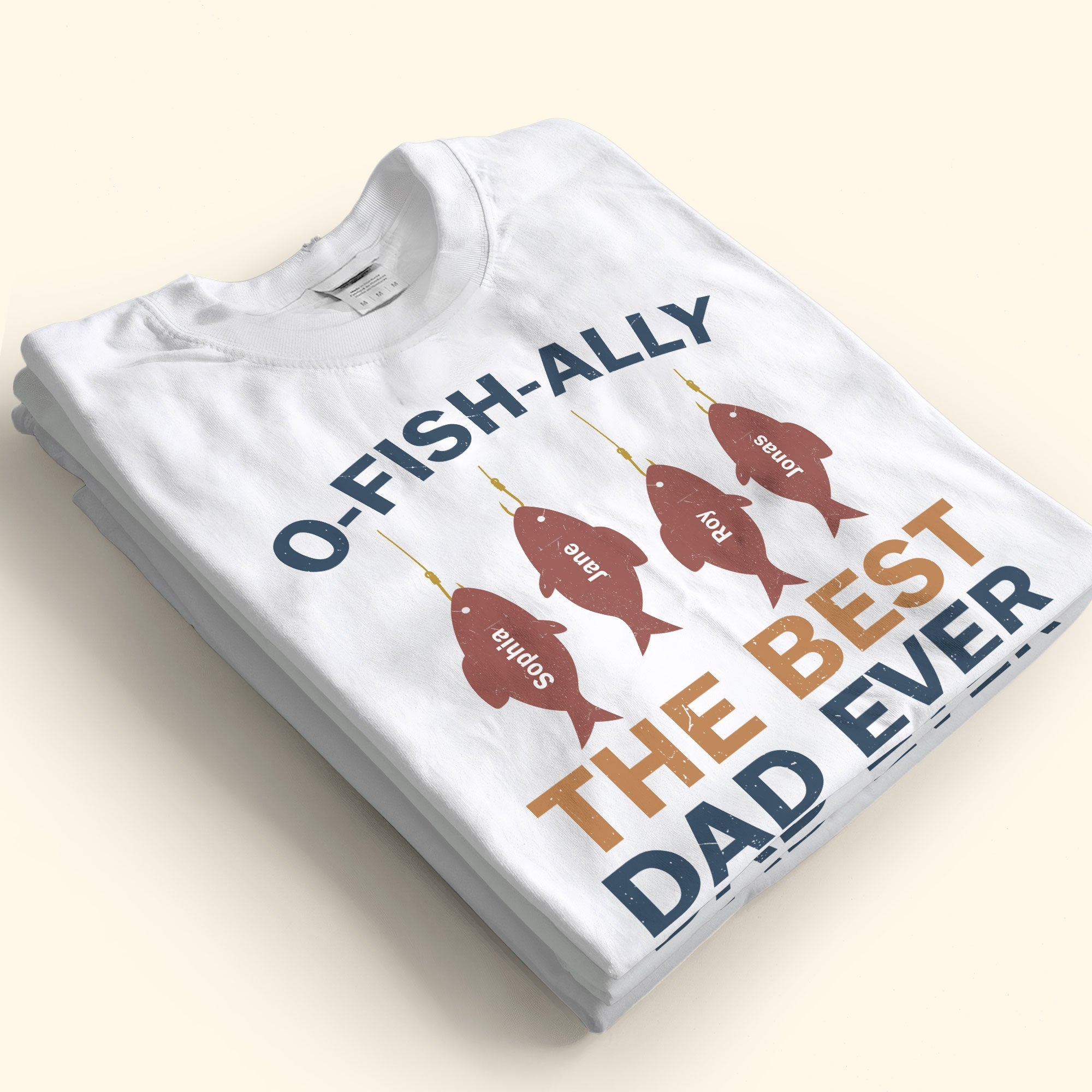 O-Fish-Ally Best Dad Ever - Personalized Shirt