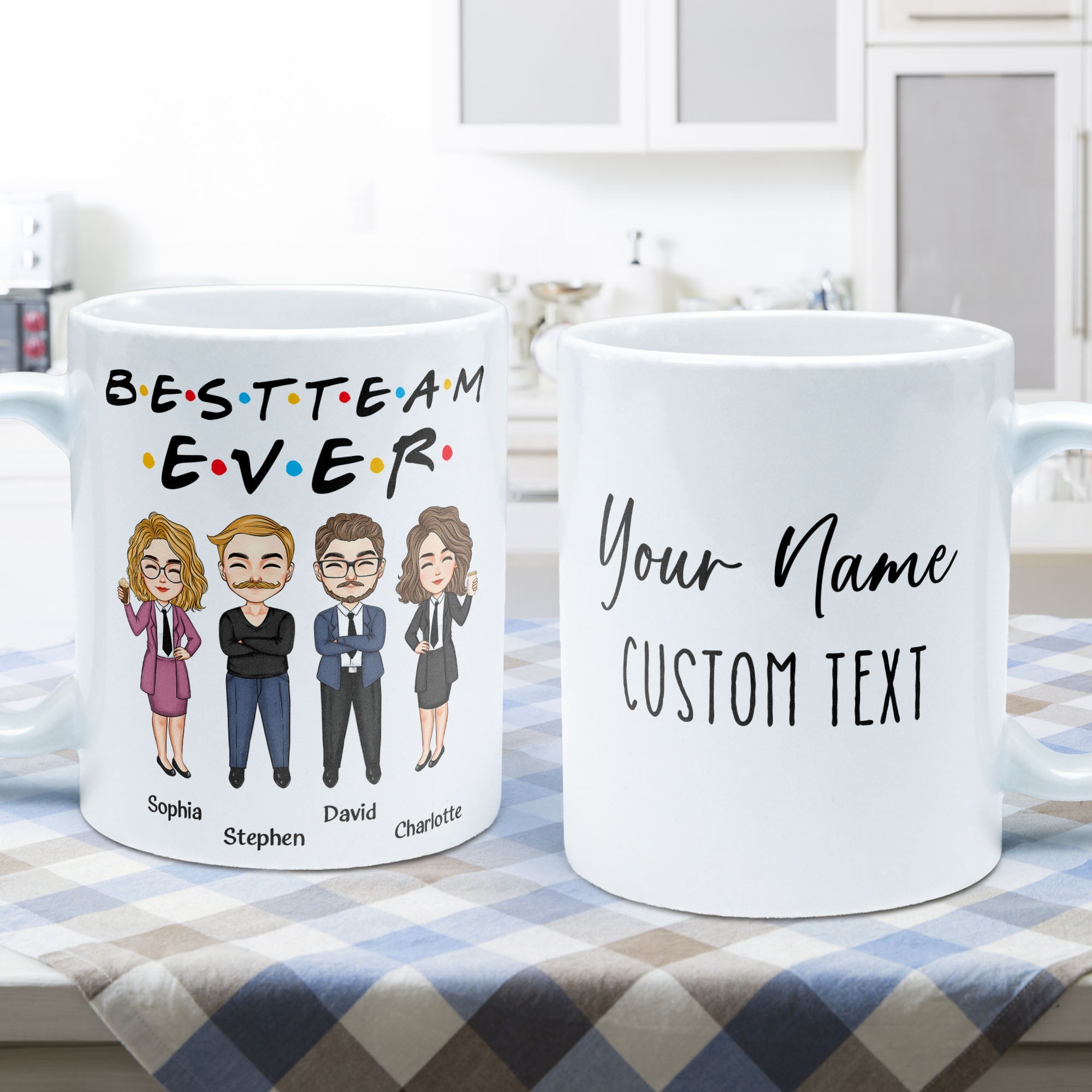 Office Squad New Version - Personalized Mug - Birthday, Retirement, Promotion, Leaving  Gift For Colleagues, Employees, Staffs, Direct Reports