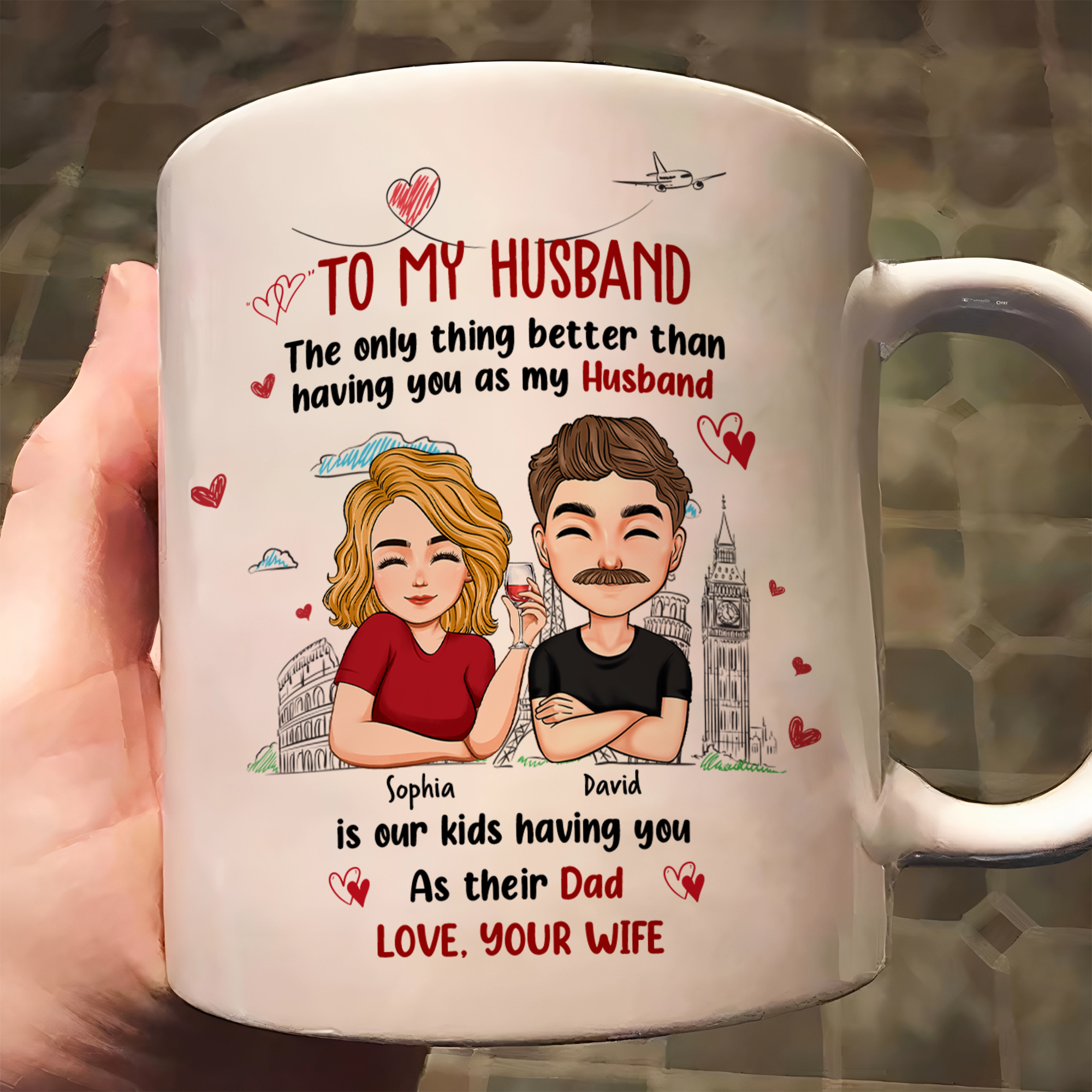 Only Thing Better Than Having You As Husband Is Our Kids Having You As Dad - Personalized Mug