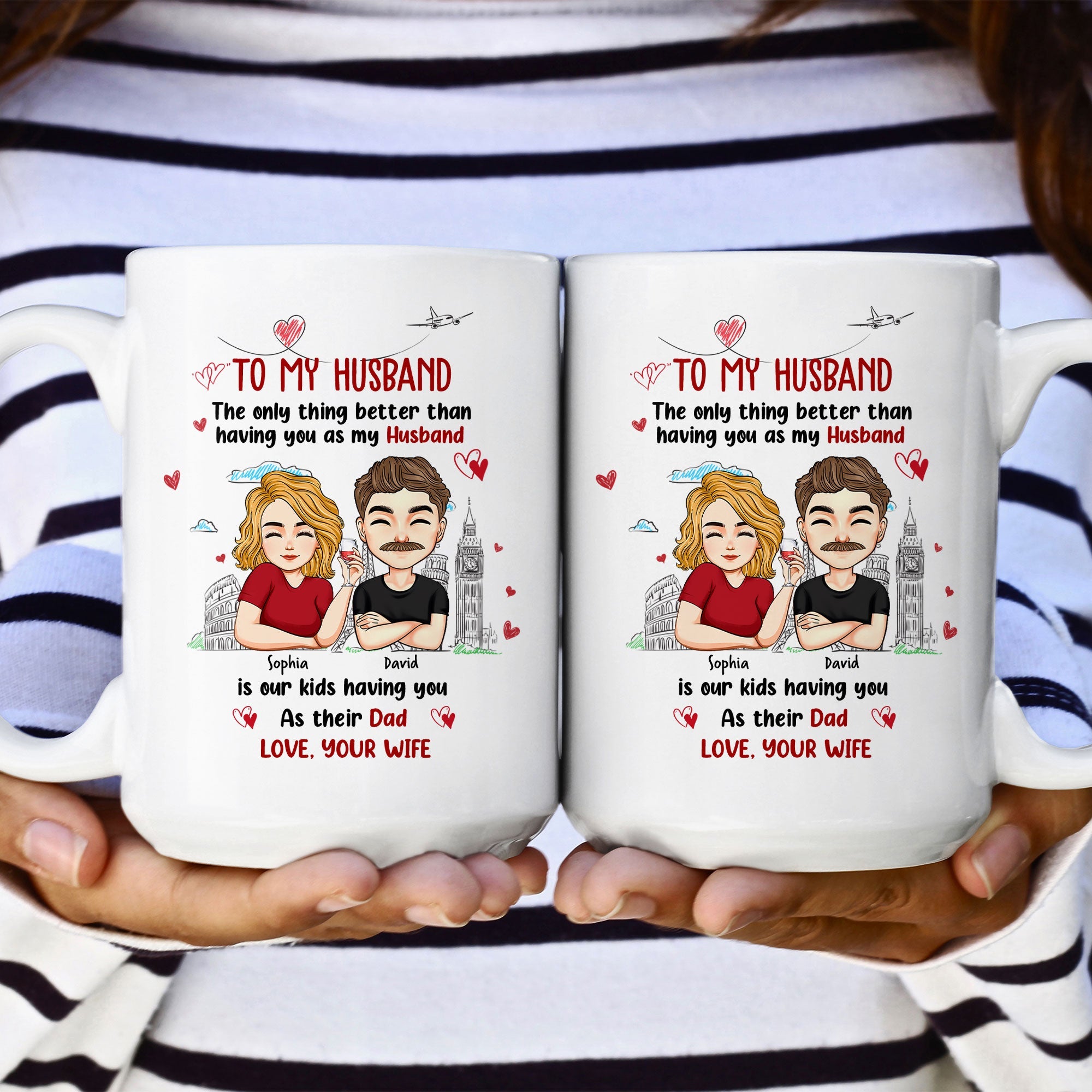 Only Thing Better Than Having You As Husband Is Our Kids Having You As Dad - Personalized Mug