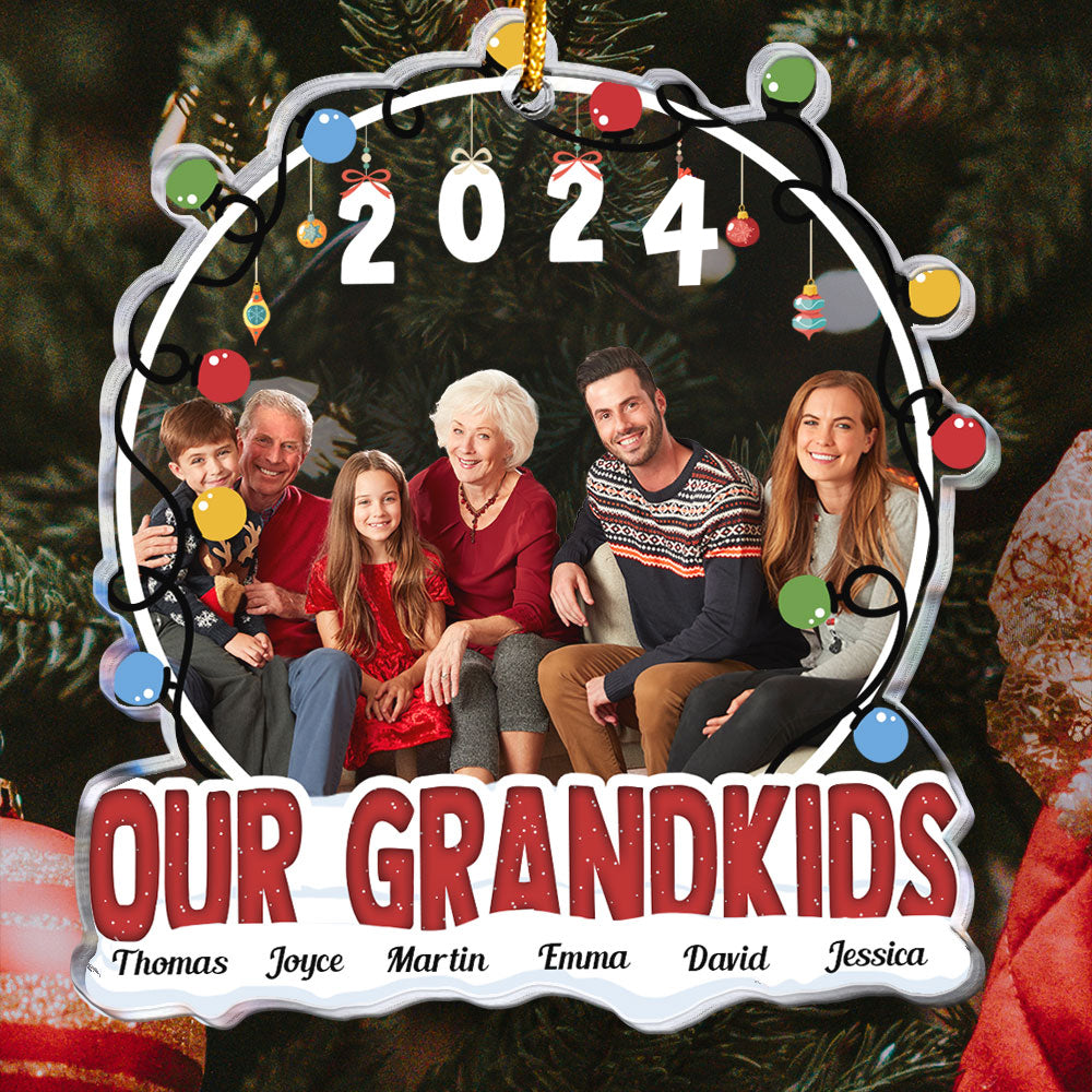 Our Grandkids - Personalized Acrylic Photo Ornament