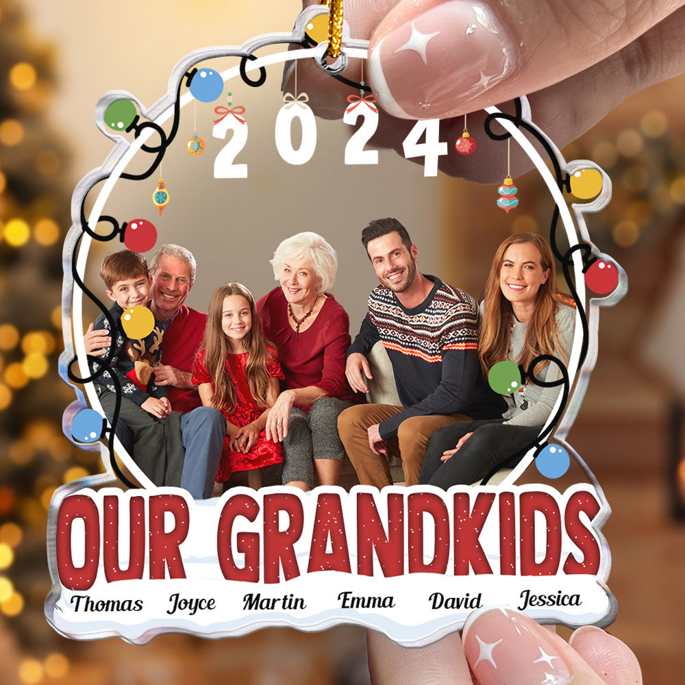 Our Grandkids - Personalized Acrylic Photo Ornament