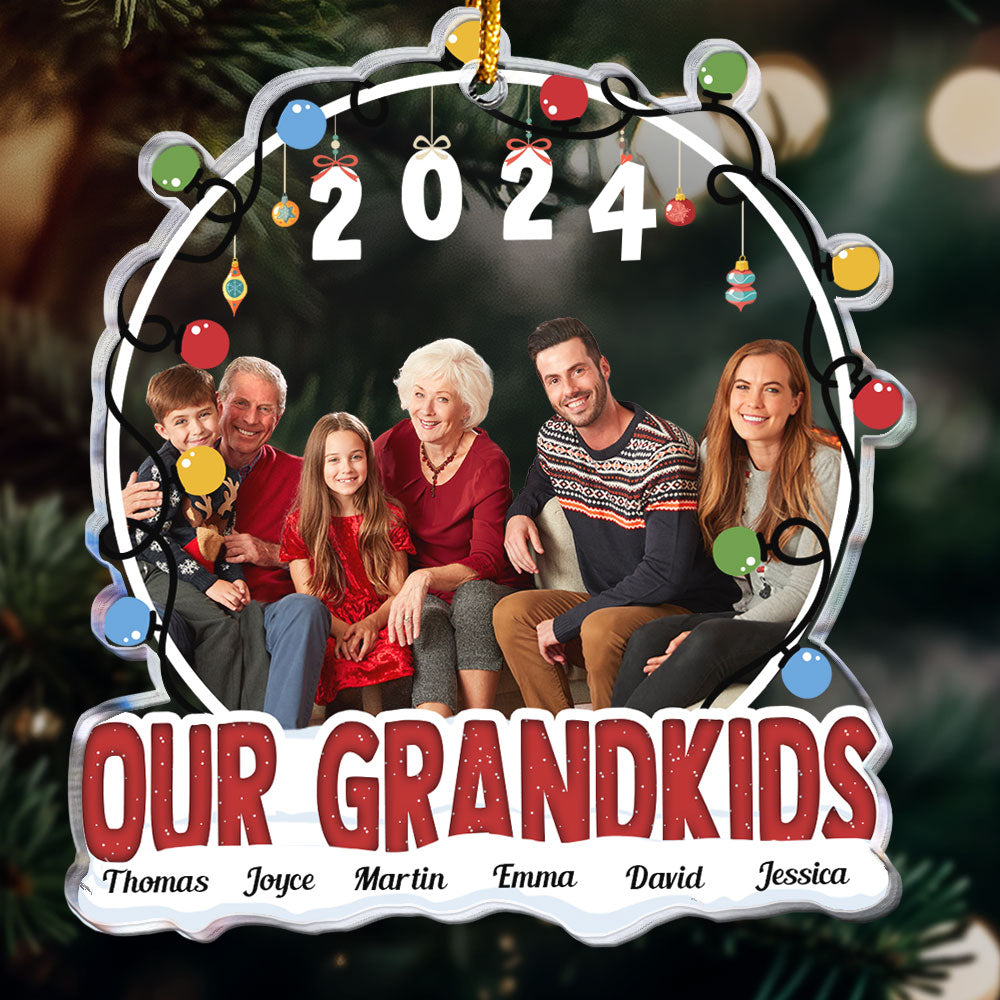 Our Grandkids - Personalized Acrylic Photo Ornament