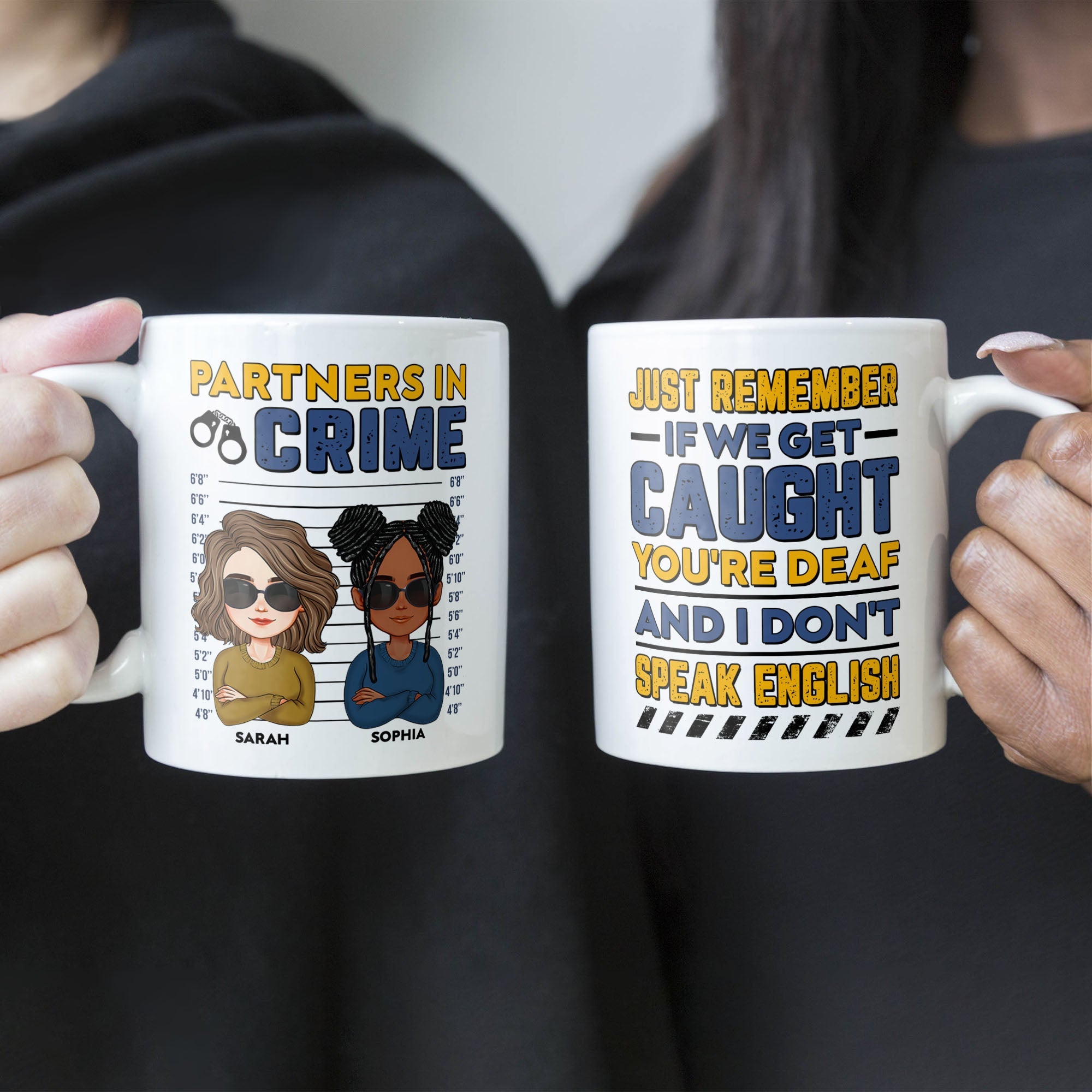 Partners In Crime - Personalized Mug