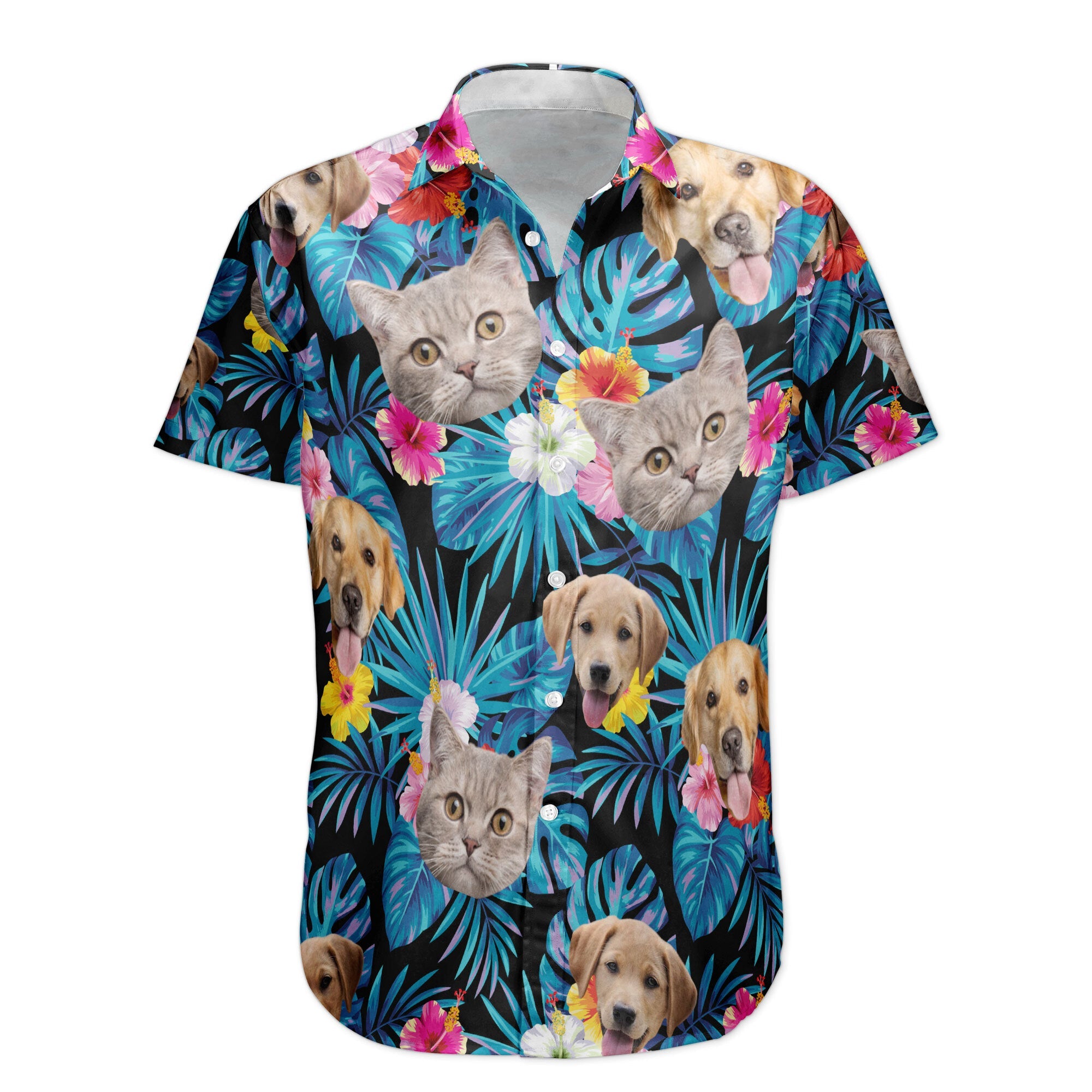 Custom Face For Men, Women - Personalized Photo Hawaiian Shirt