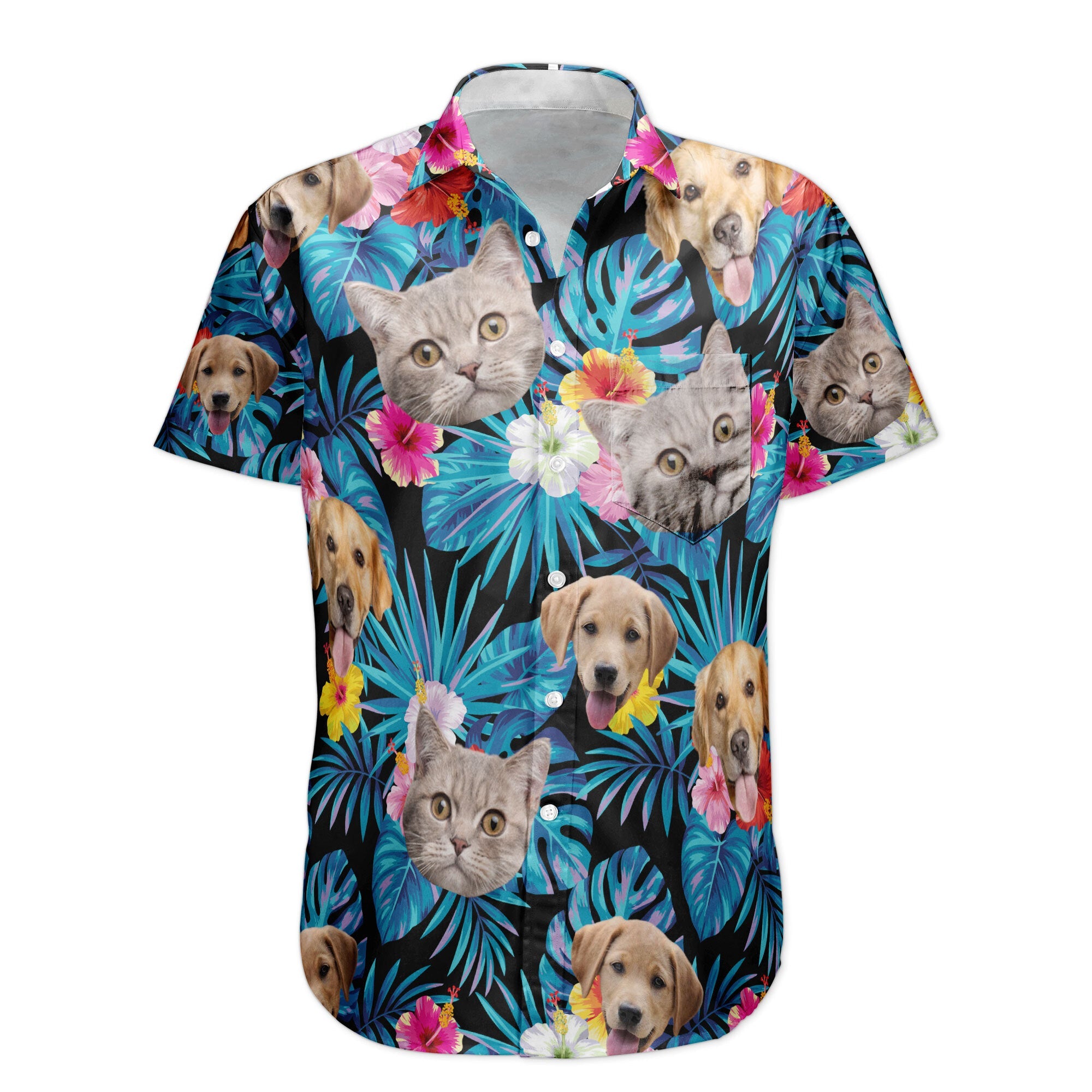 Custom Face For Men, Women - Personalized Photo Hawaiian Shirt