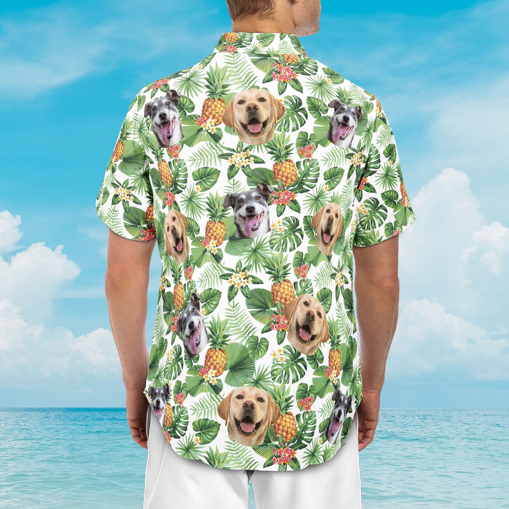 Custom Pet Face - Personalized Photo Hawaiian Shirt