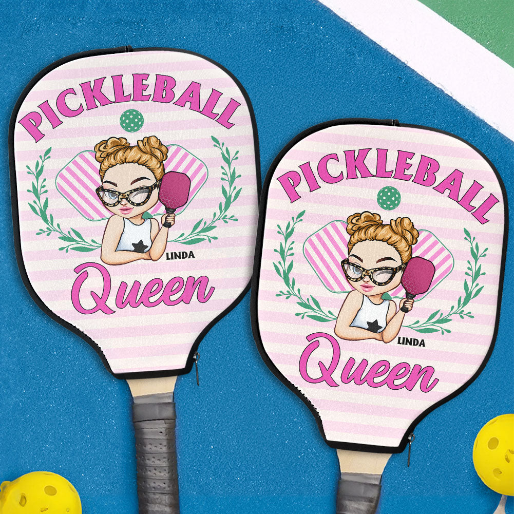 Pickleball Queen - Custom Pickleball Paddle Cover