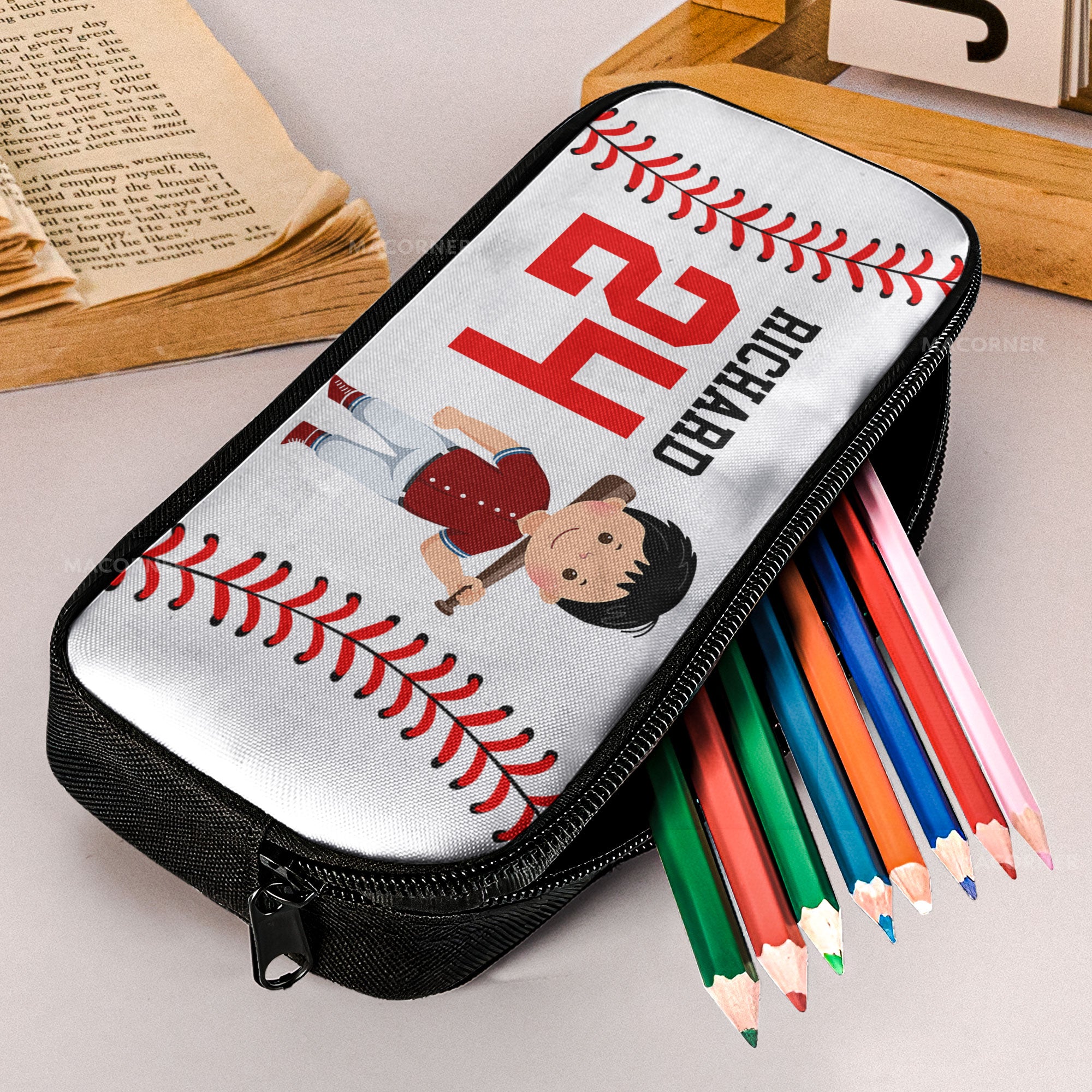 Play Hard Or Go Home - Personalized Pencil Case