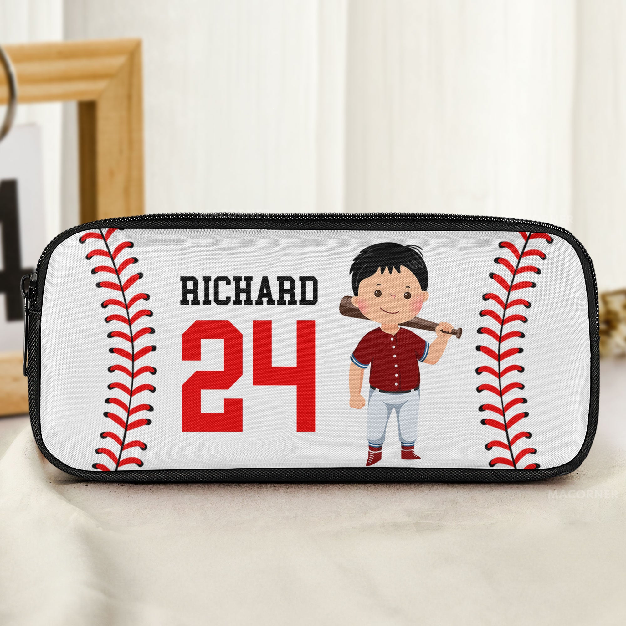 Play Hard Or Go Home - Personalized Pencil Case