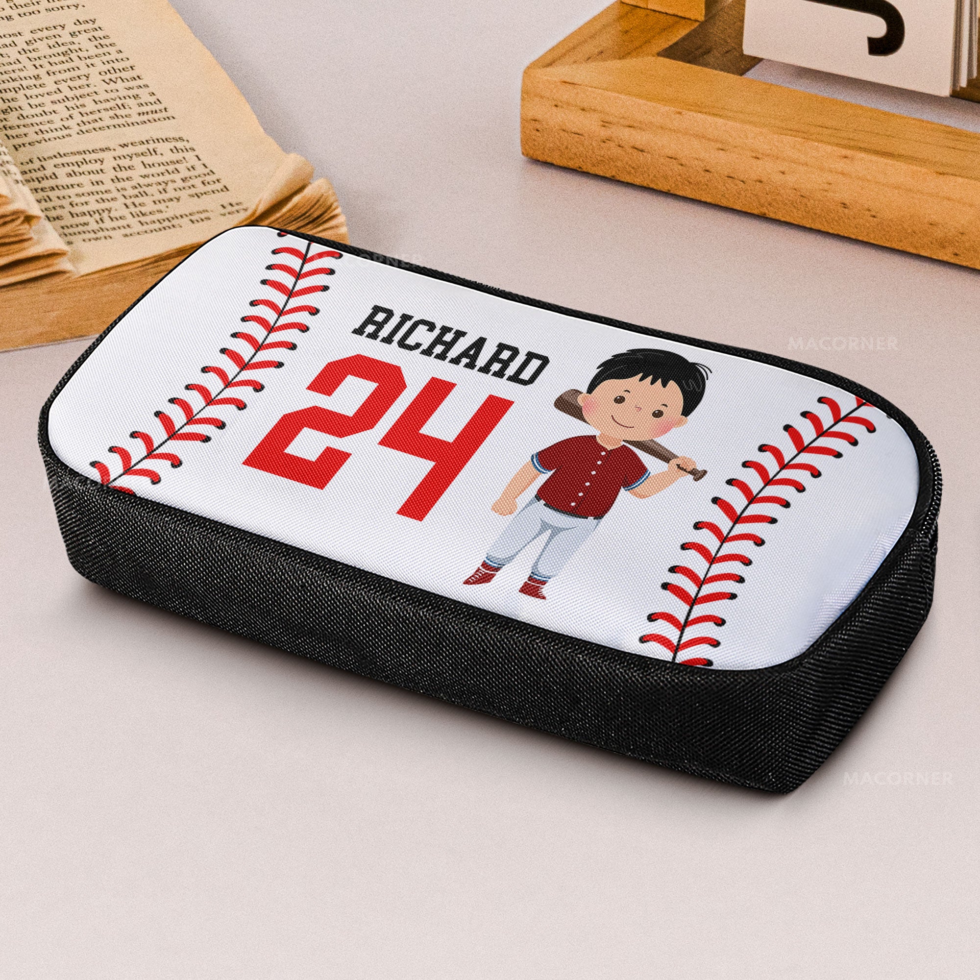 Play Hard Or Go Home - Personalized Pencil Case