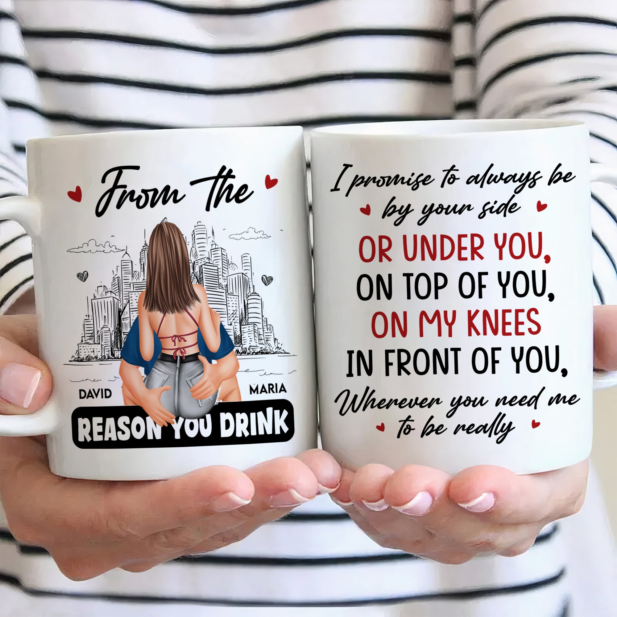 Promise To Always Be By Your Side - Personalized Mug