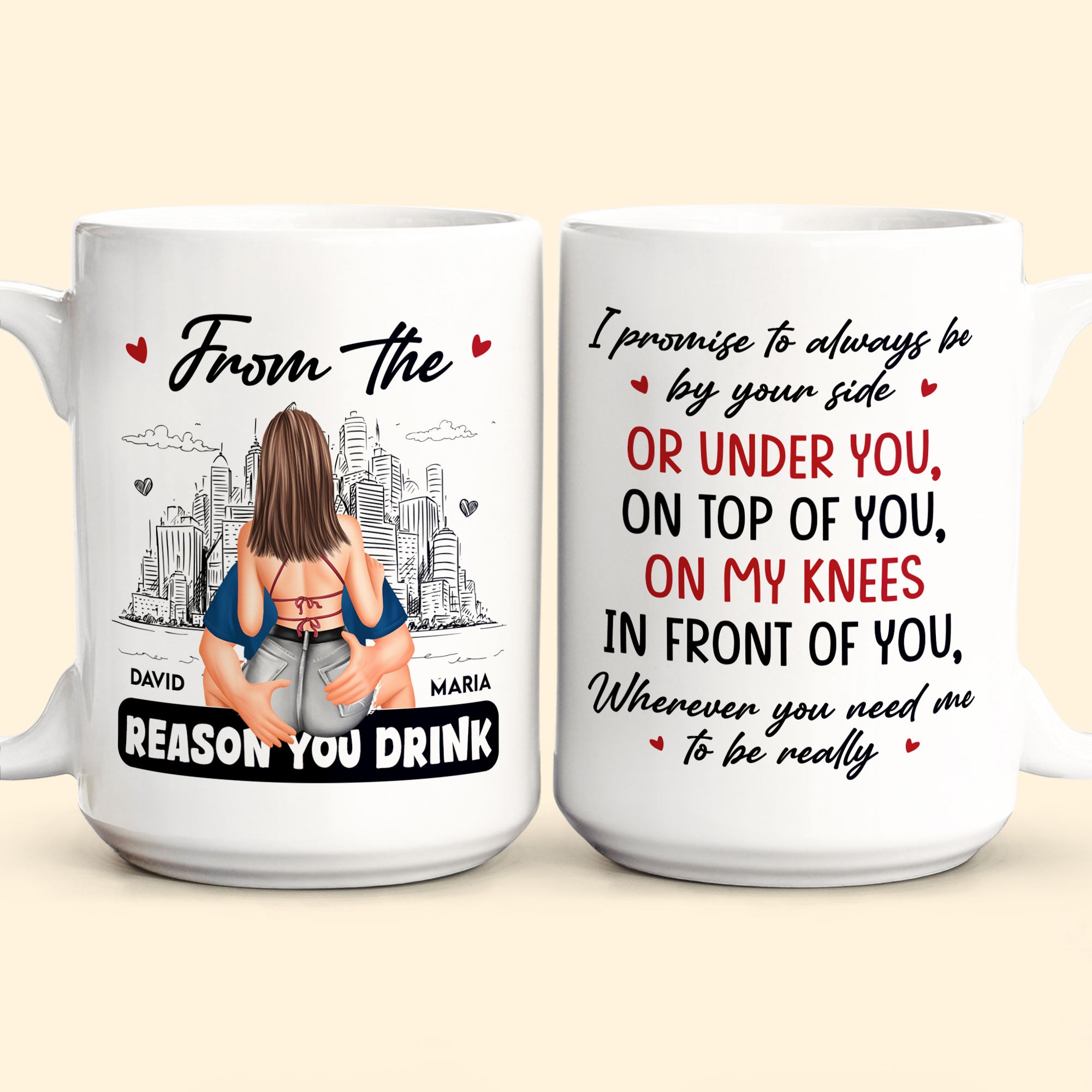 Promise To Always Be By Your Side - Personalized Mug