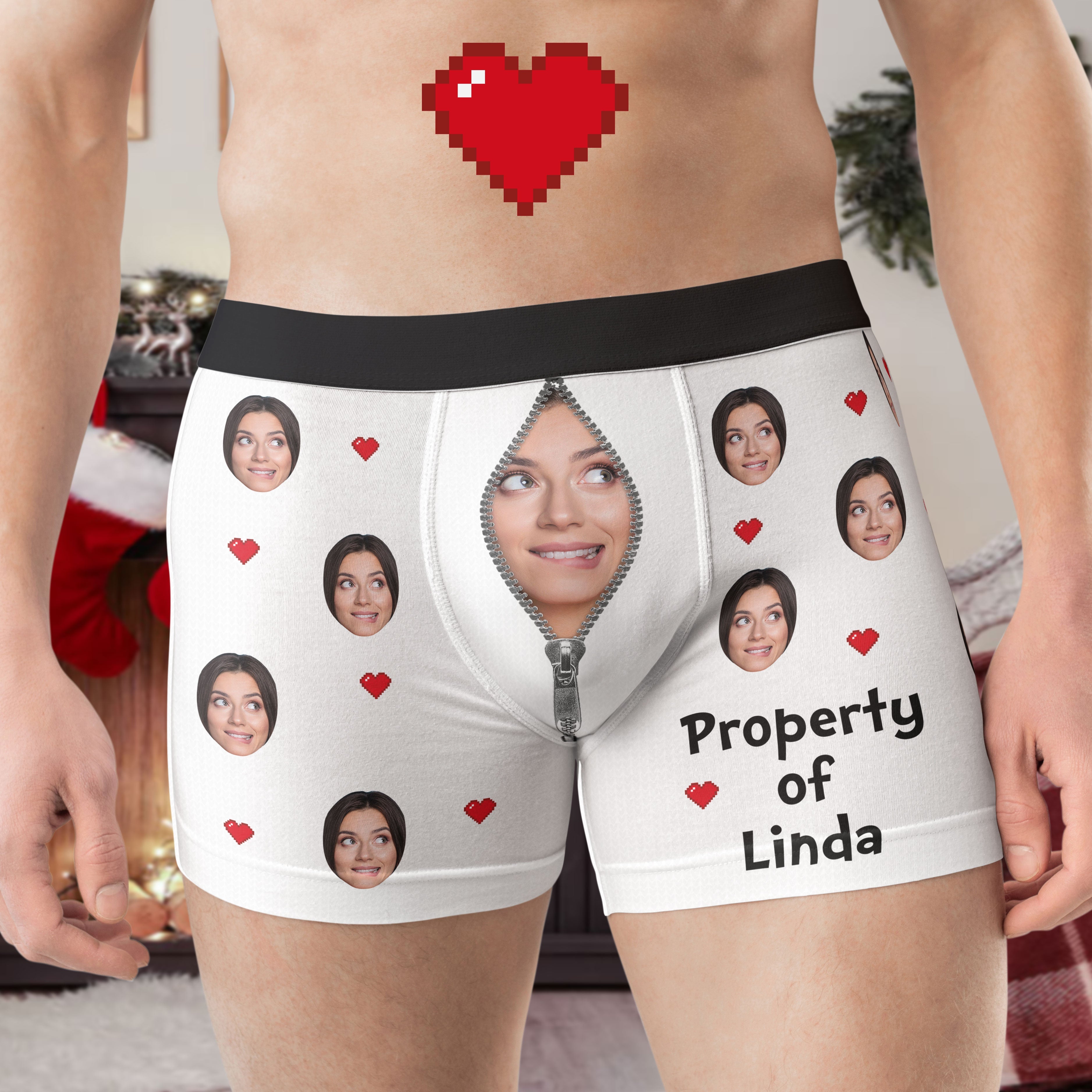 Property Of - Personalized Photo Couple Matching Underwear