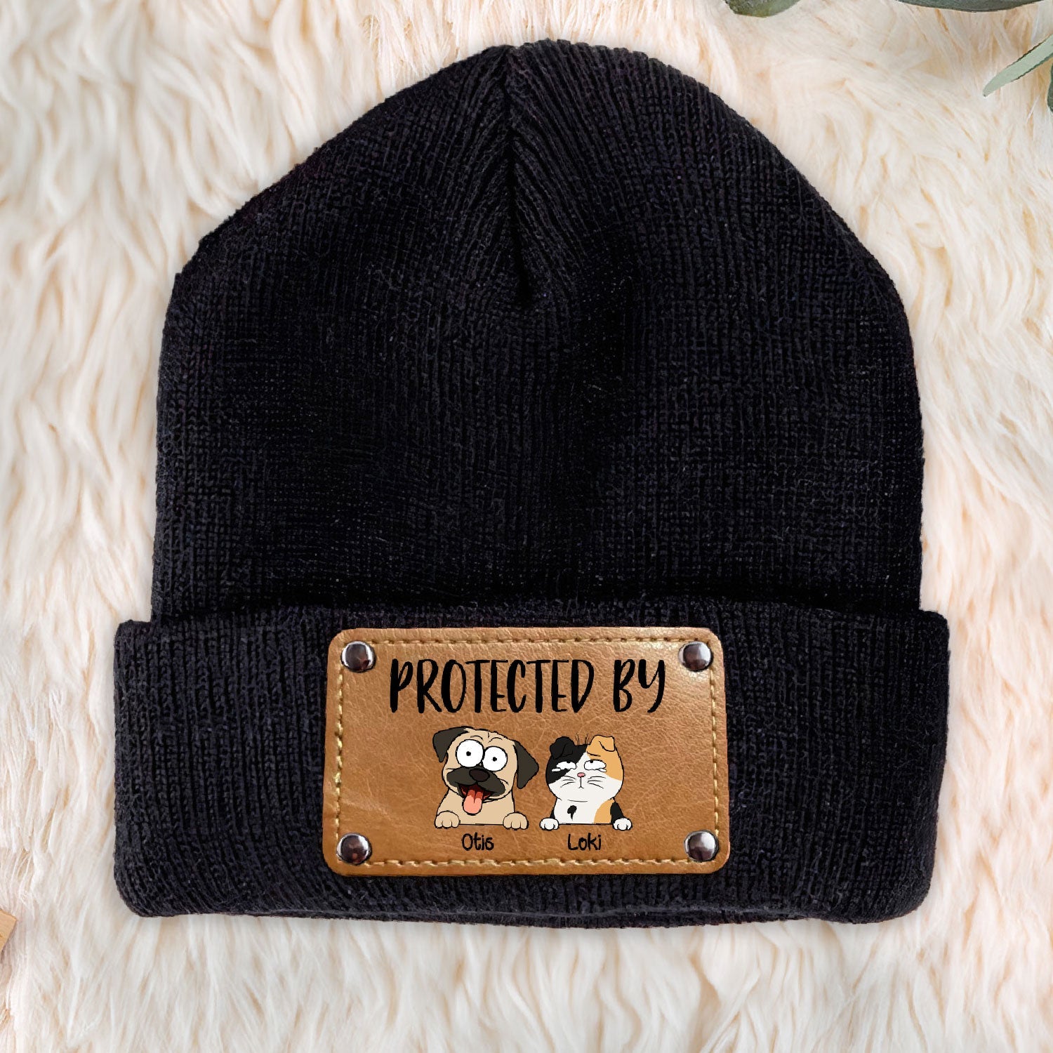 Protected By - Personalized Beanie