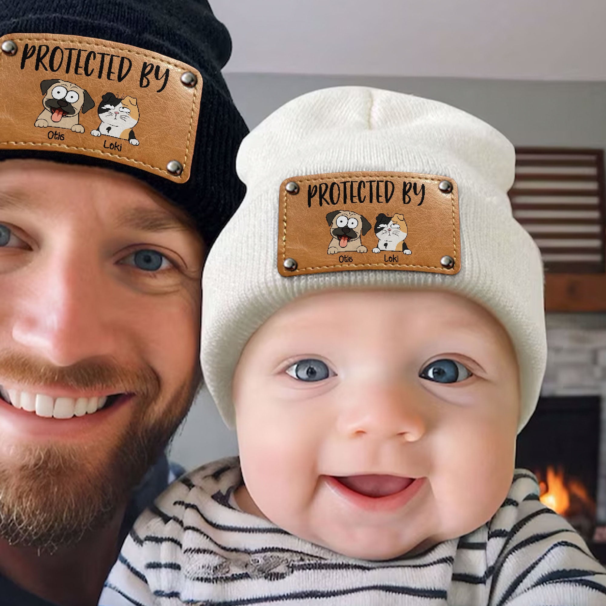 Protected By - Personalized Beanie