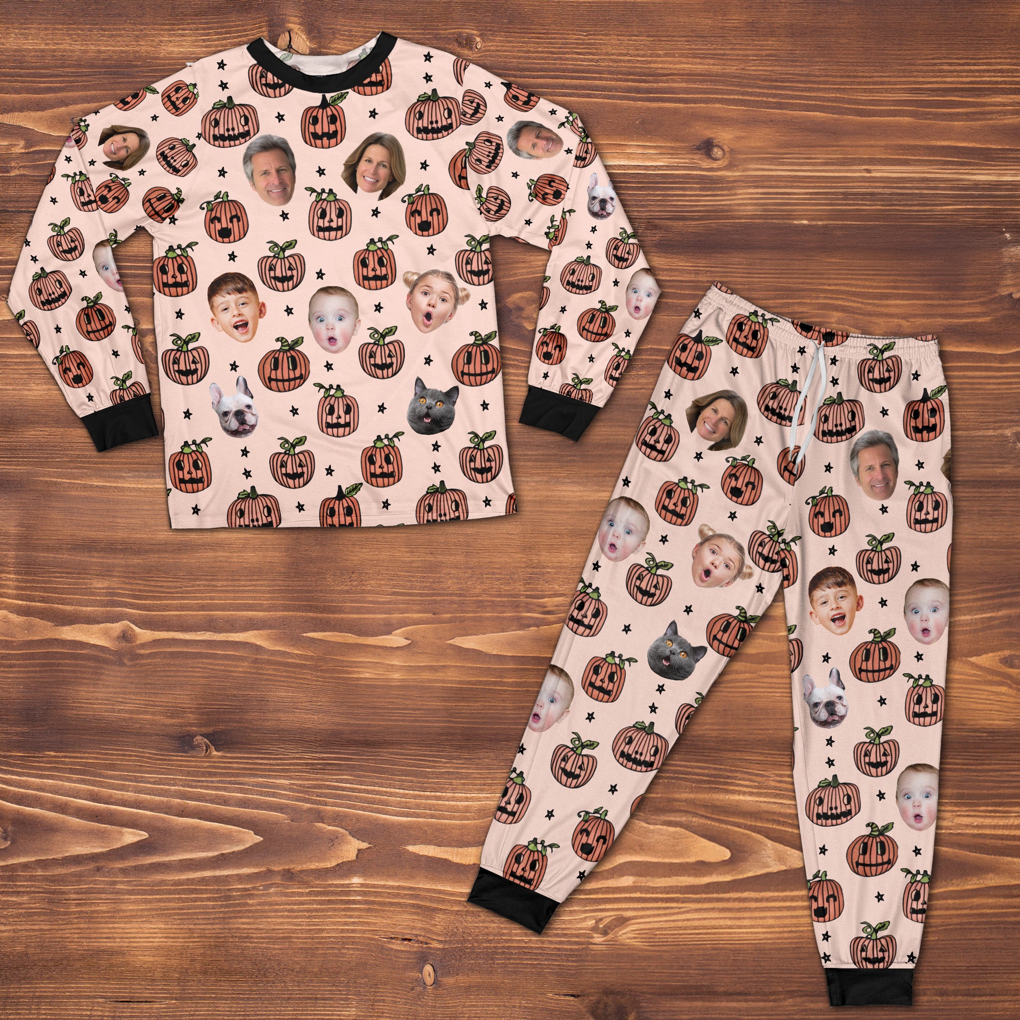 Pumpkin Halloween - Personalized Photo Pajamas