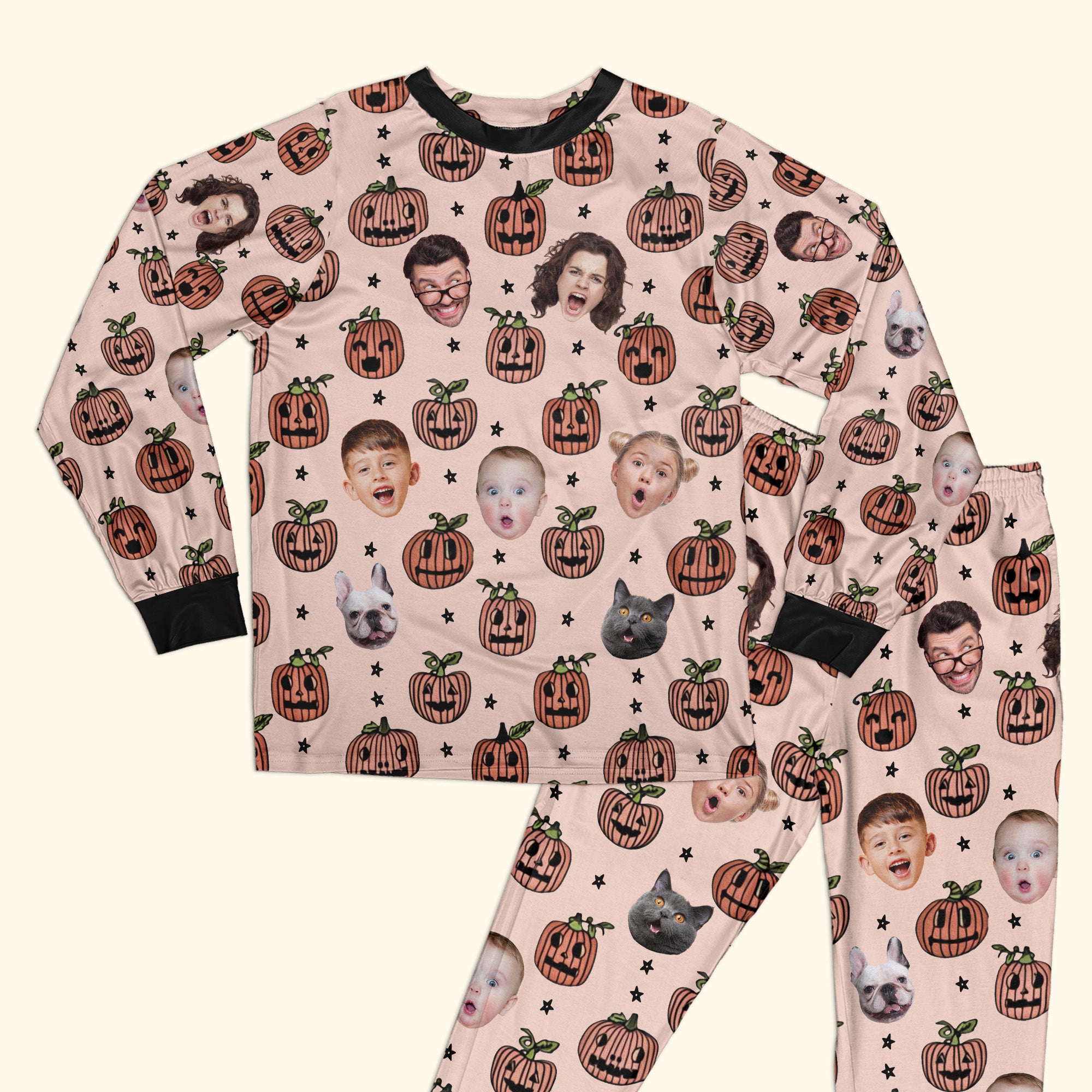 Pumpkin Halloween - Personalized Photo Pajamas