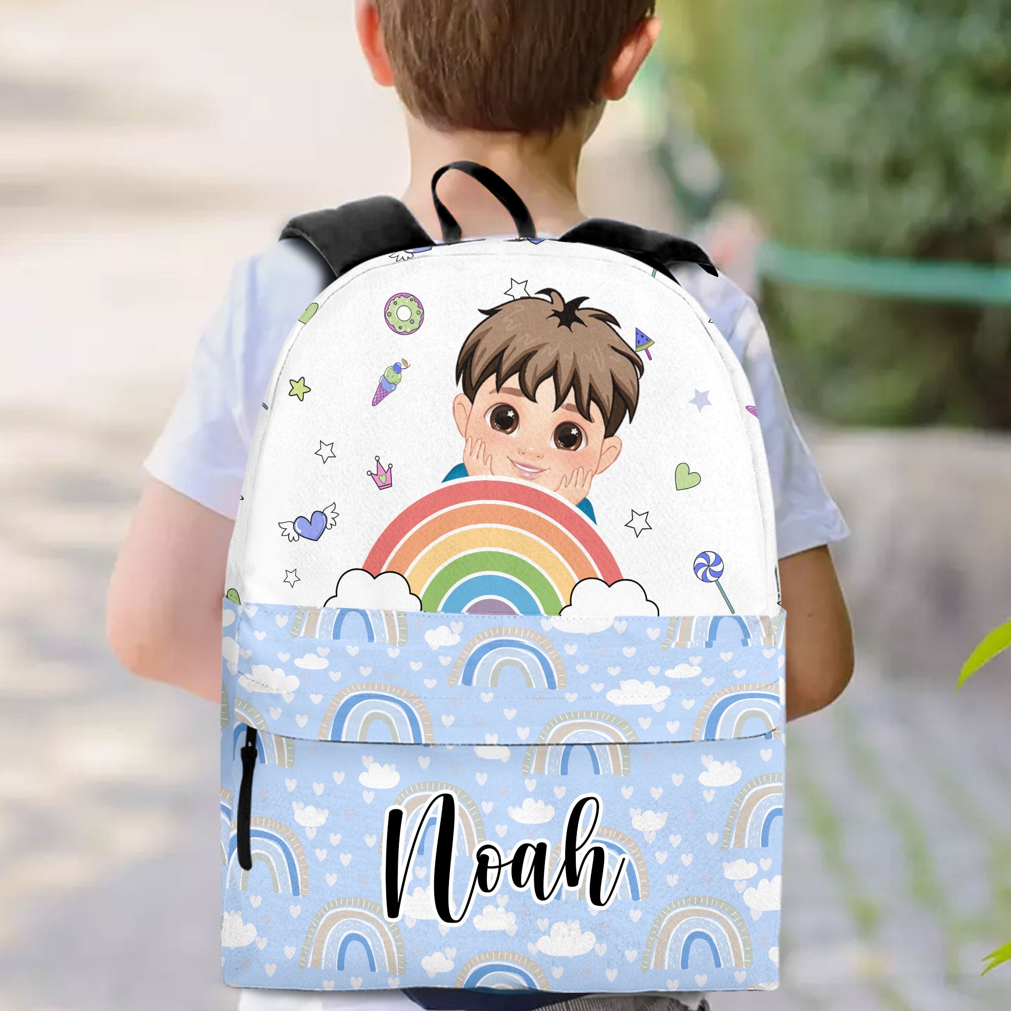 Rainbow Kids - Personalized Kid Backpack