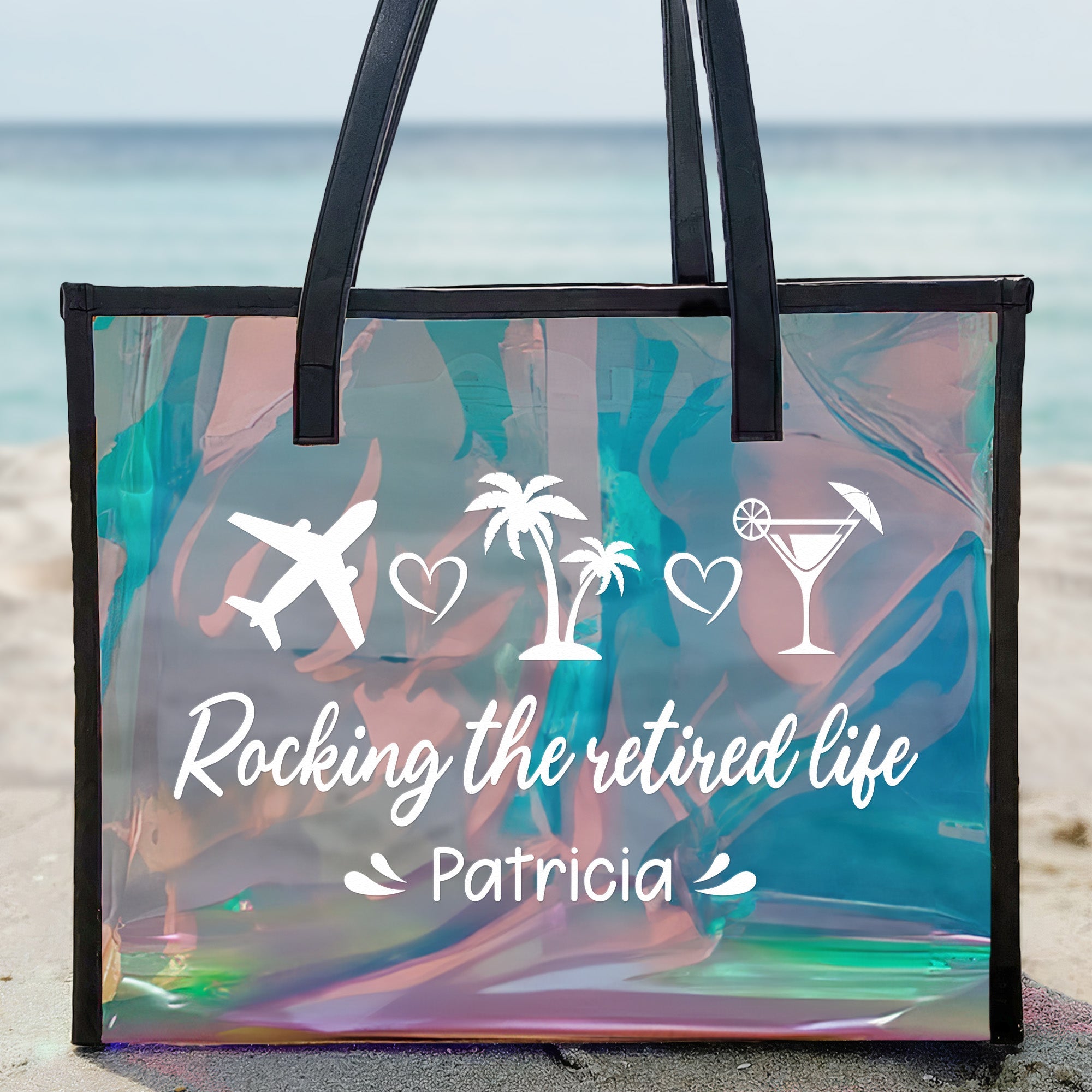 Rocking The Retired Life - Personalized Holographic Tote