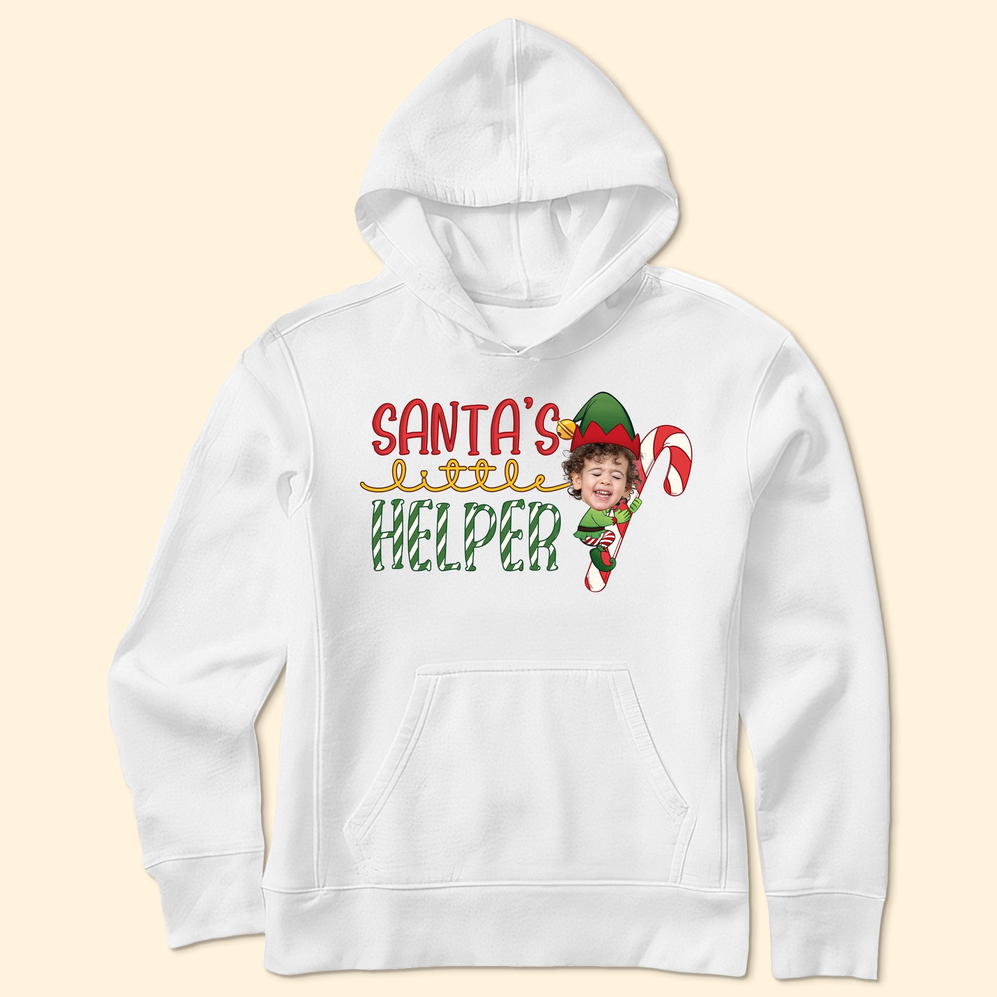 Santa's Little Helper - Personalized Photo Shirt