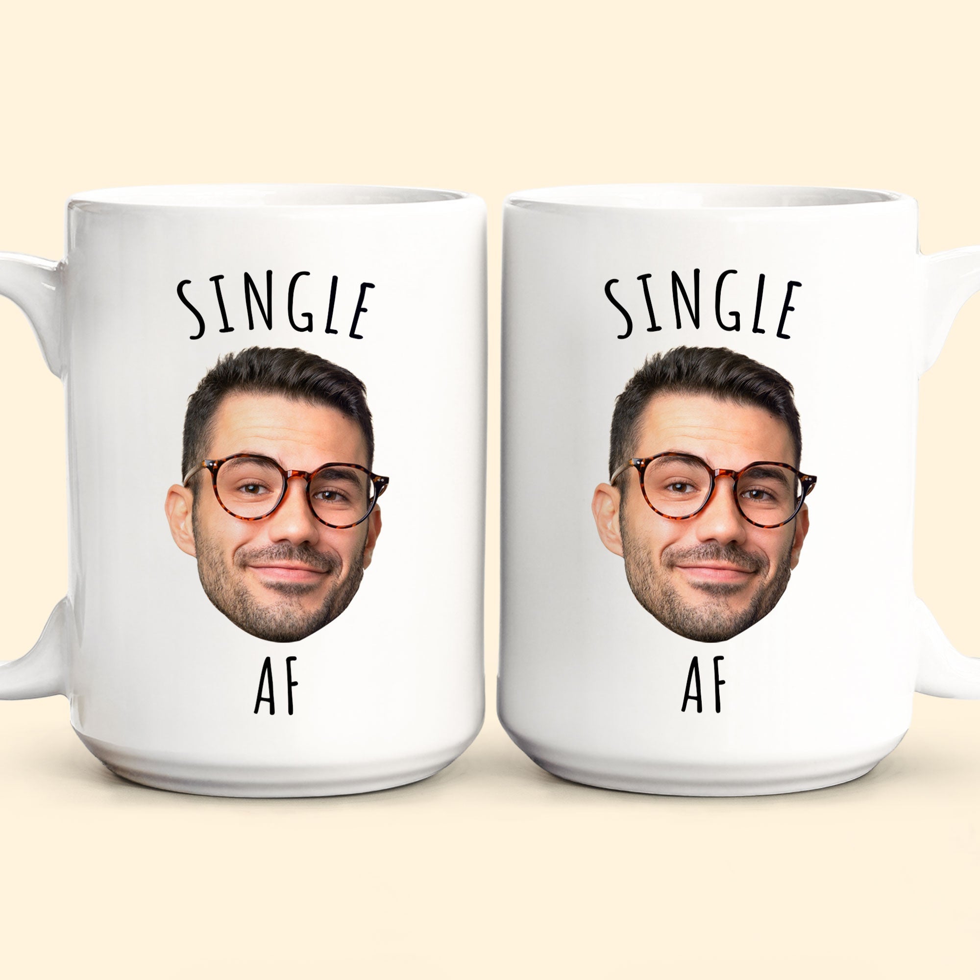 Single Af - Personalized Photo Mug