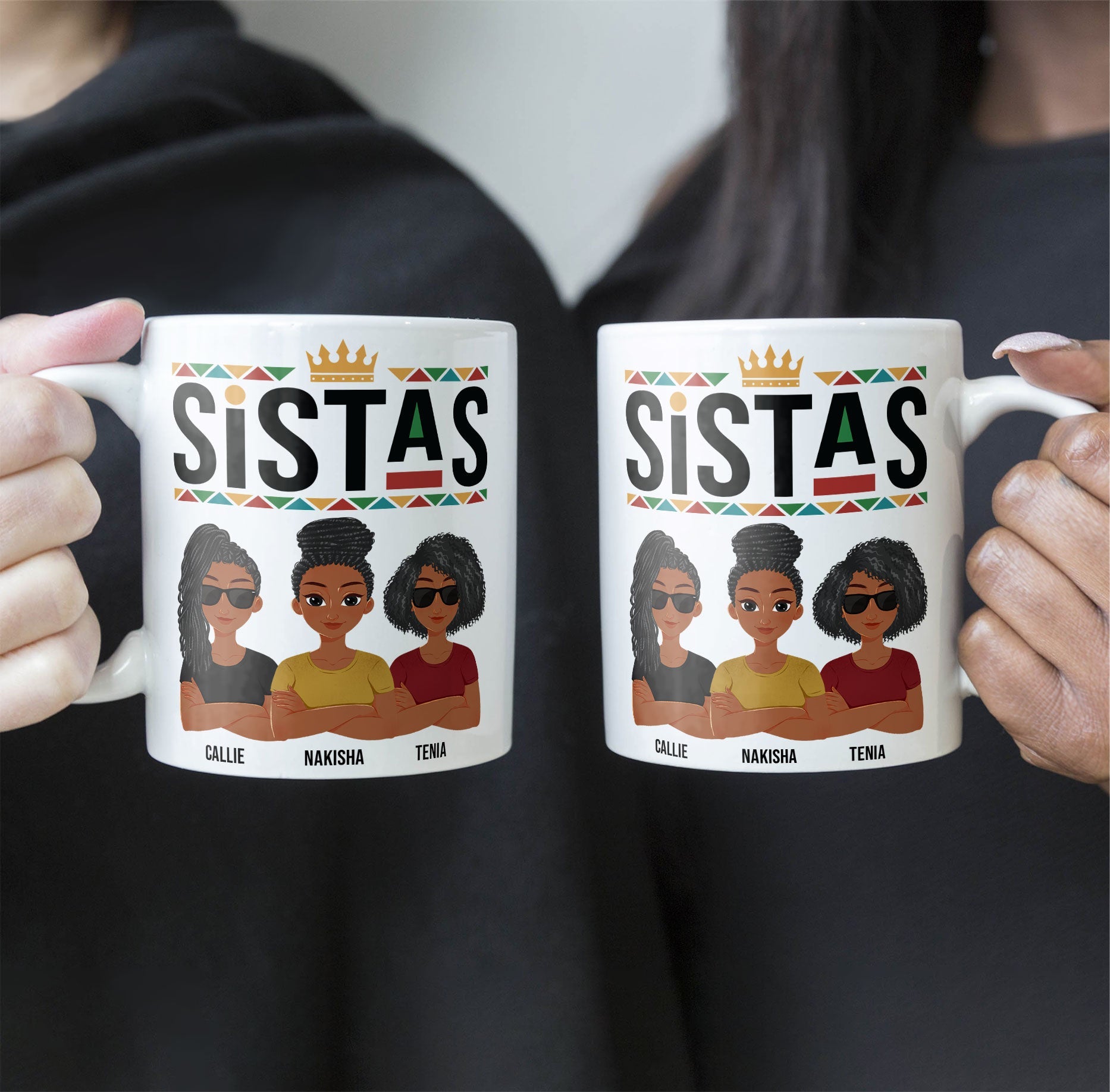 Sistas - New Version - Personalized Mug