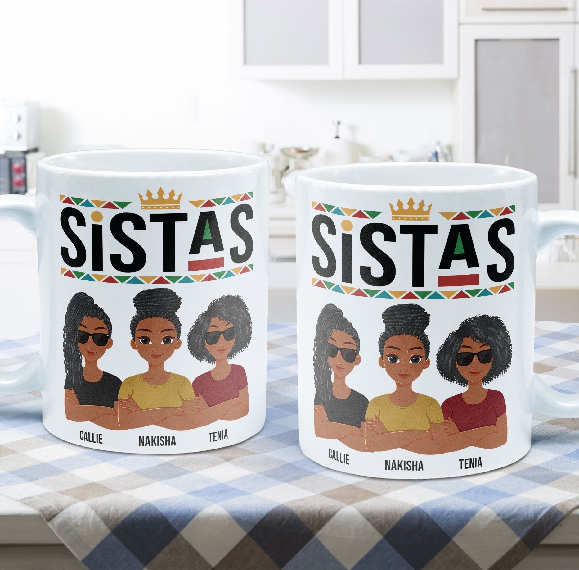 Sistas - New Version - Personalized Mug