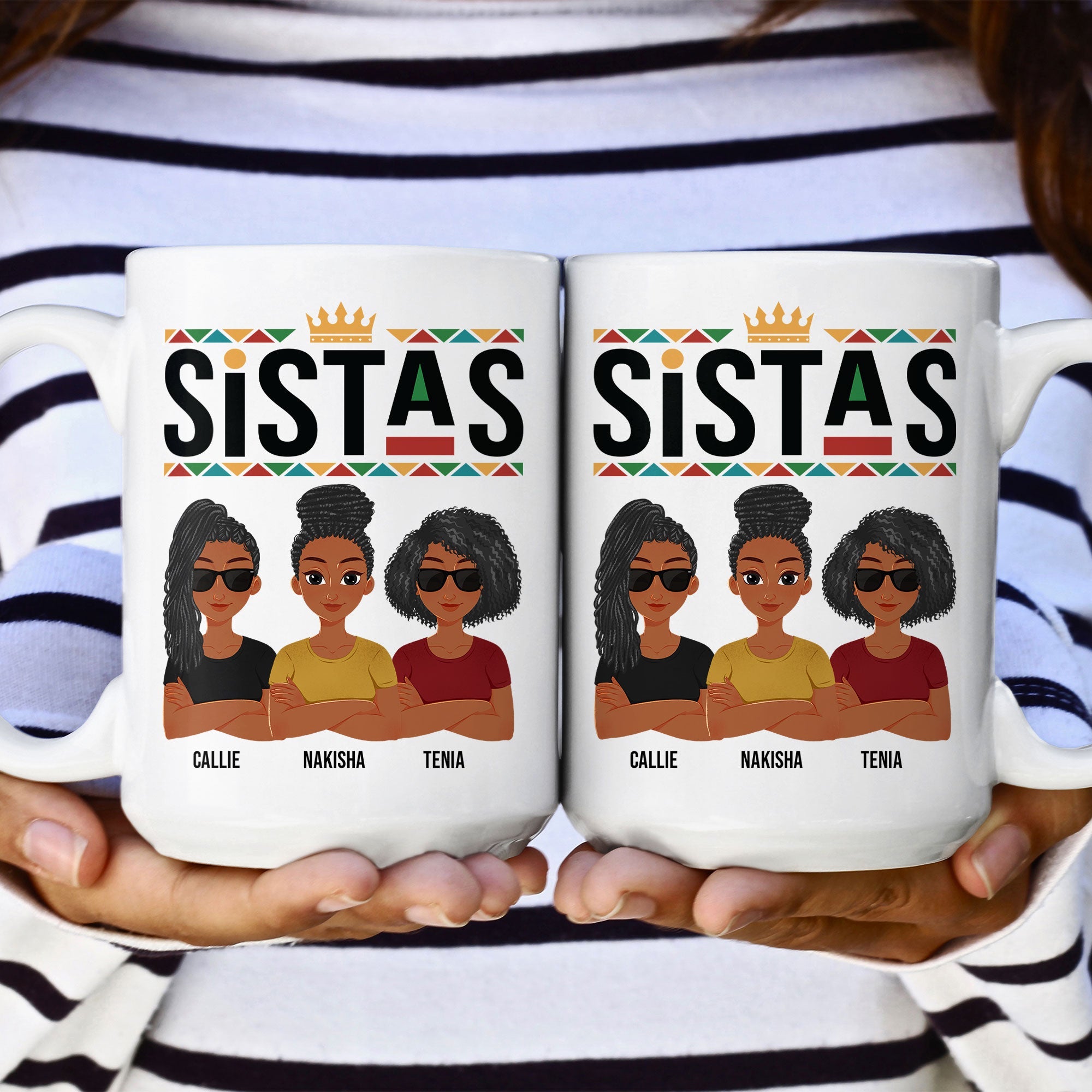 Sistas - New Version - Personalized Mug