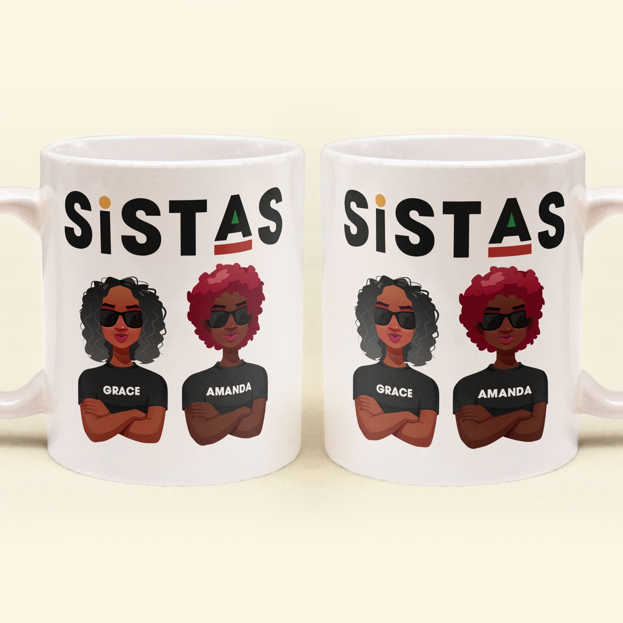 Sistas - Personalized Mug