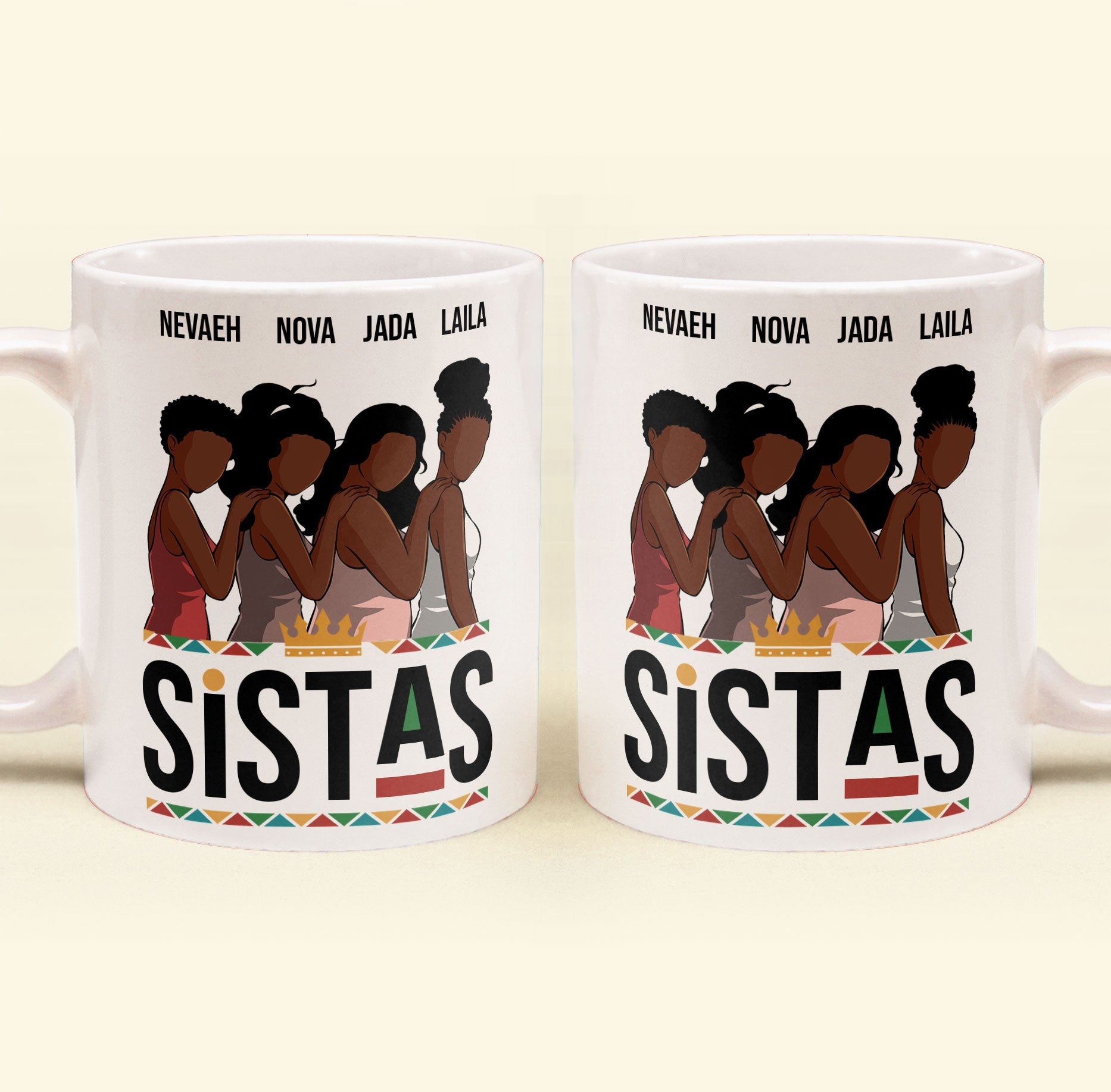 Sistas - Personalized Mug