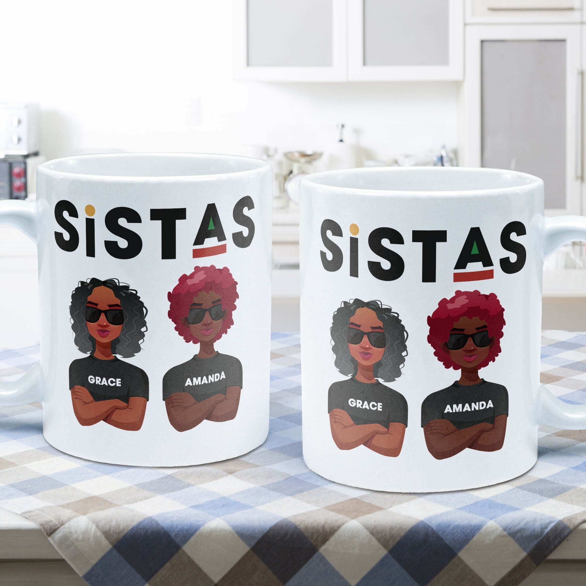 Sistas - Personalized Mug