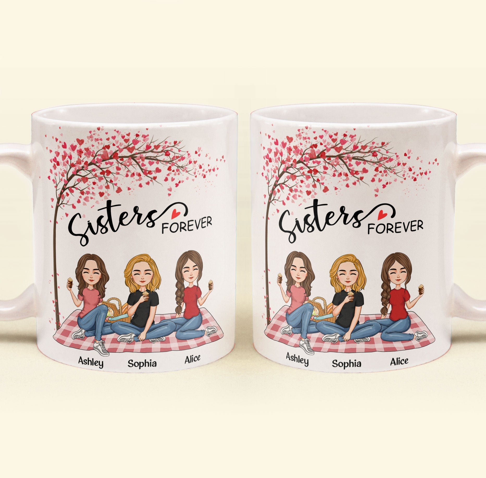 Sisters Forever - Limited Edition - Personalized Mug