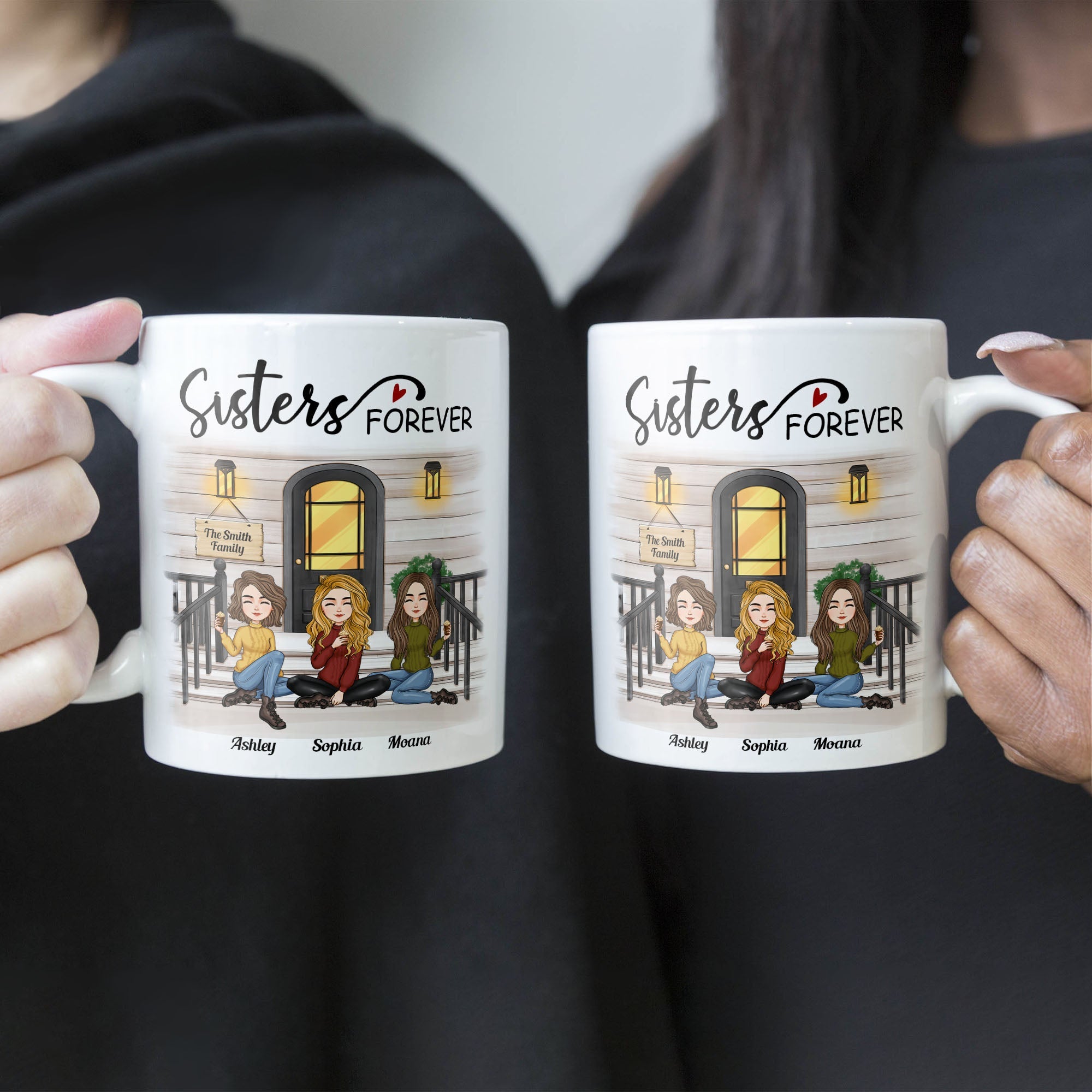 Sisters Forever - Personalized Mug