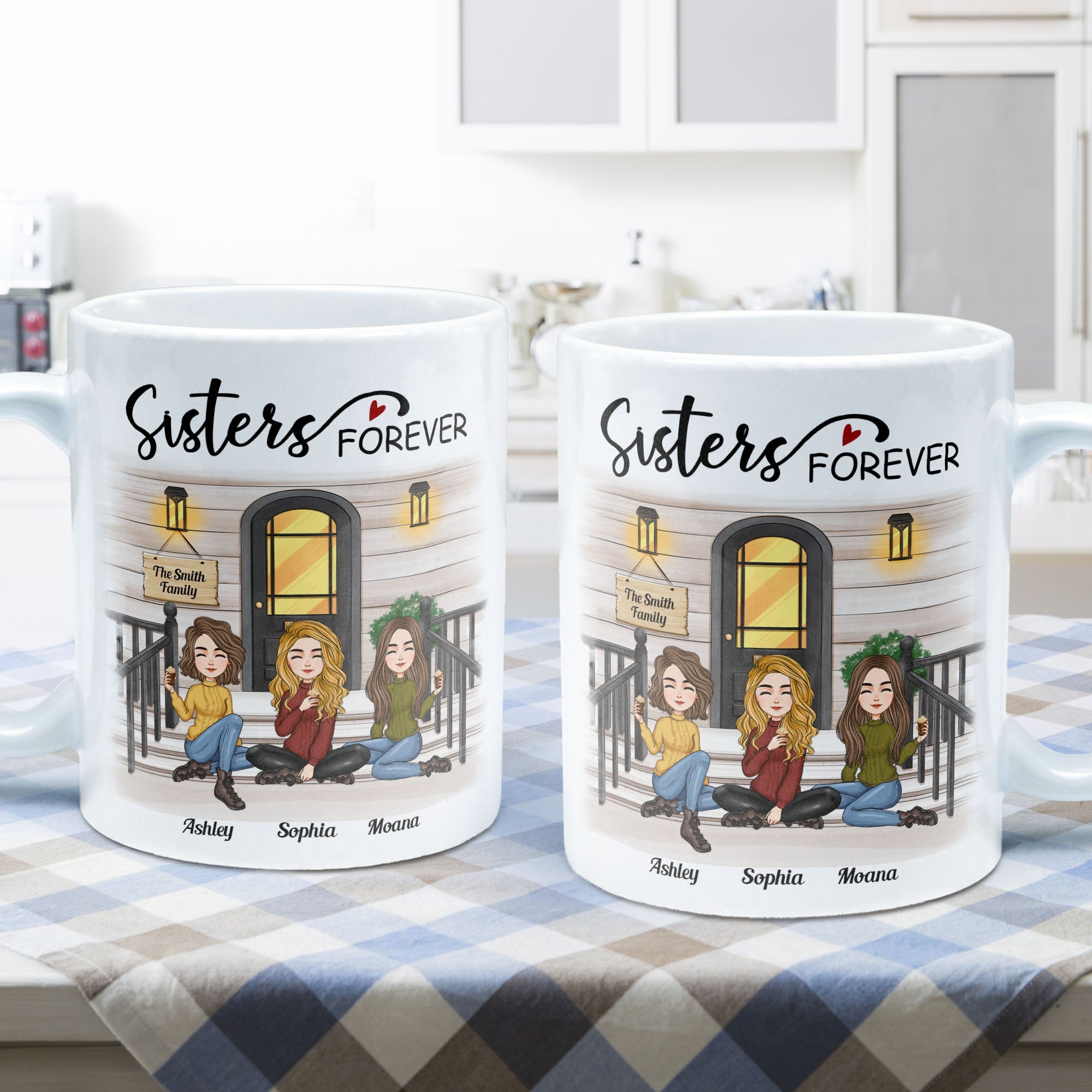 Sisters Forever - Personalized Mug