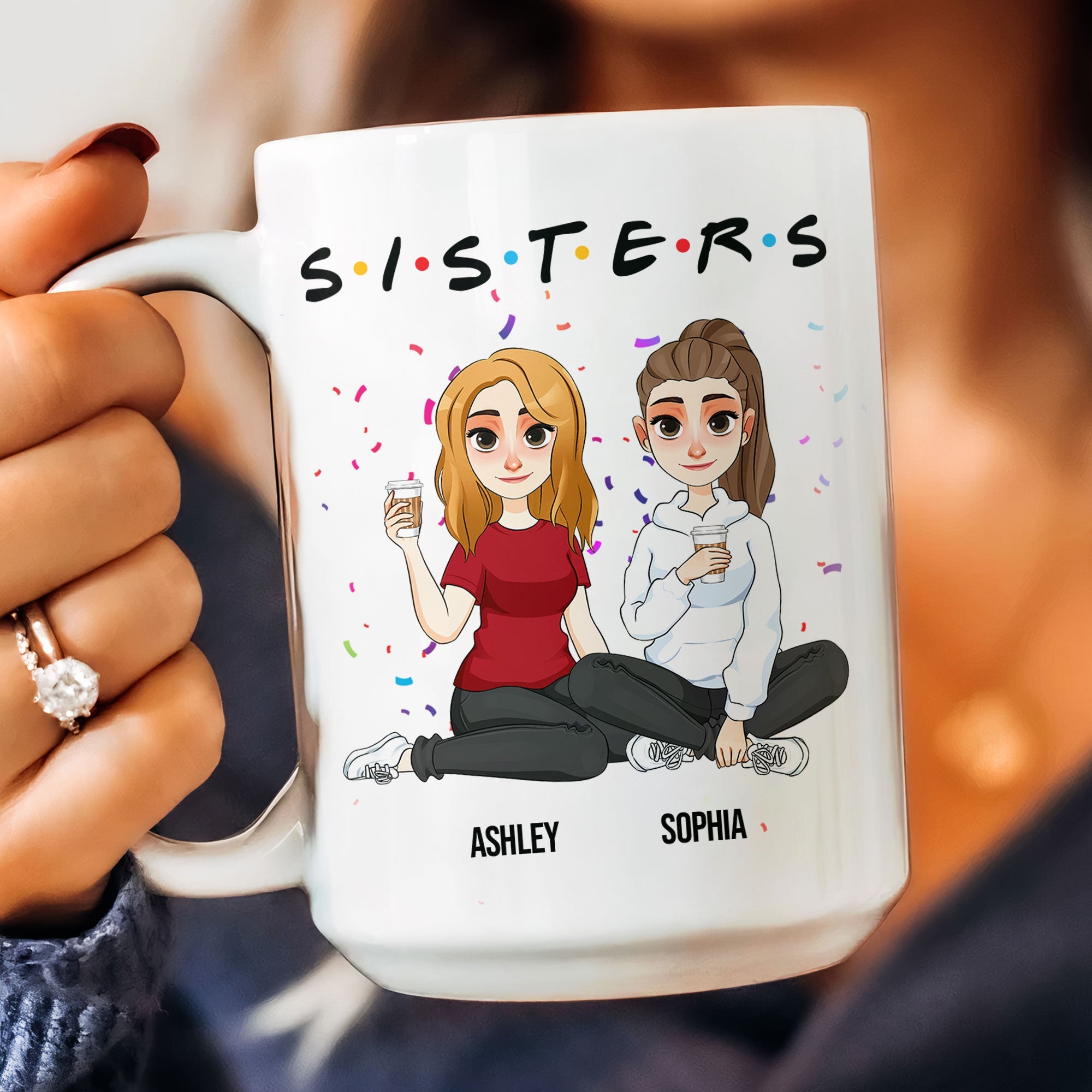 Sisters - Personalized Mug