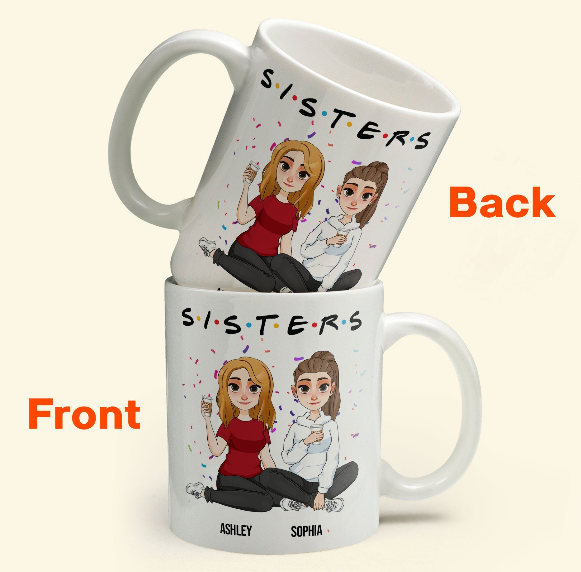 Sisters - Personalized Mug