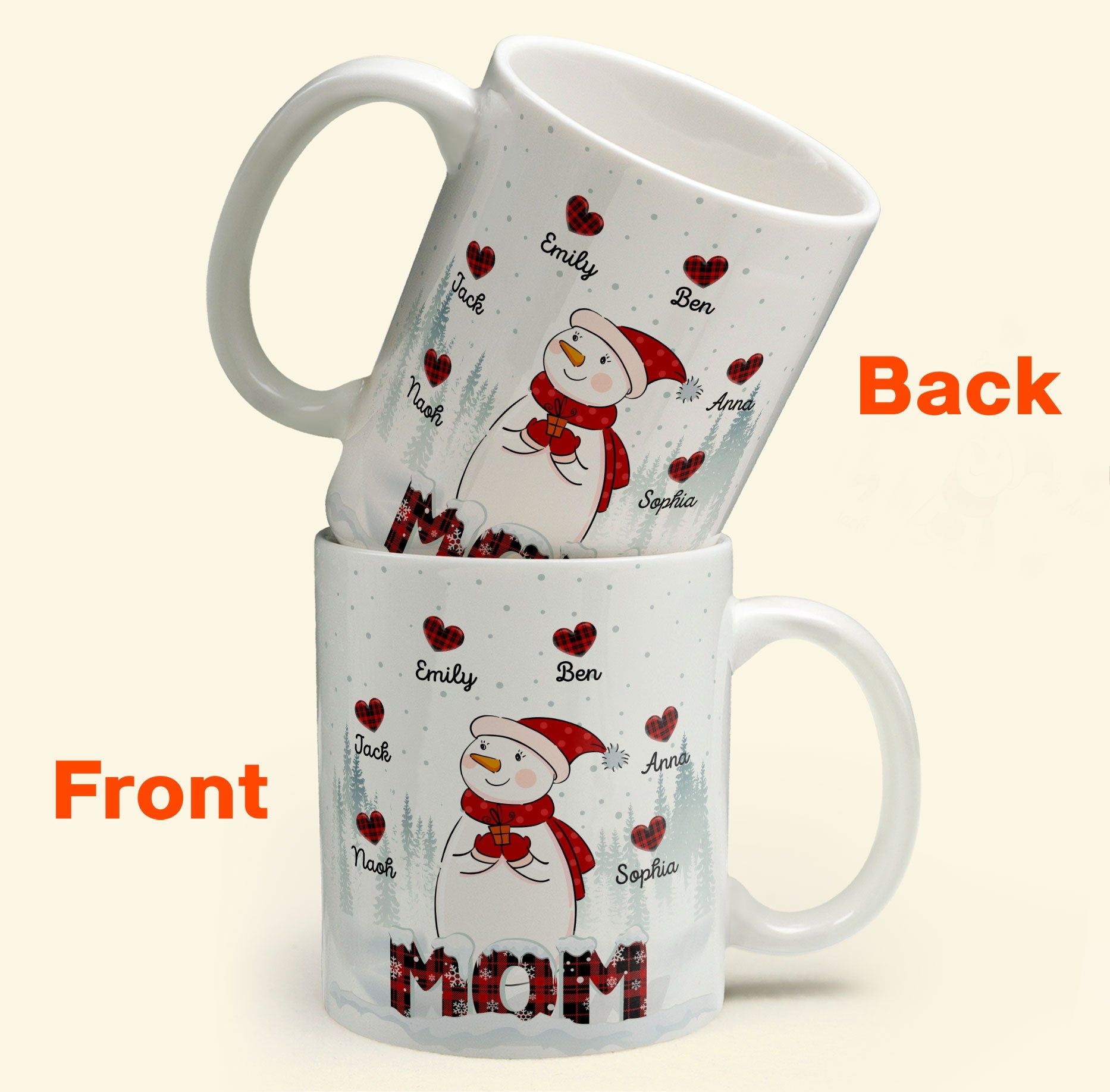 Snowmom - Personalized Mug