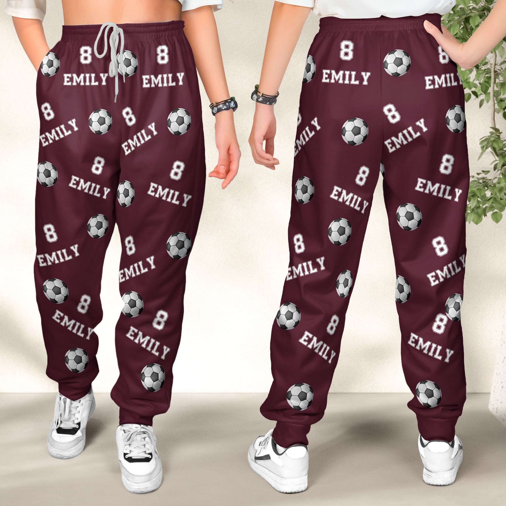 Soccer Custom Name, Number - Personalized Sweatpants