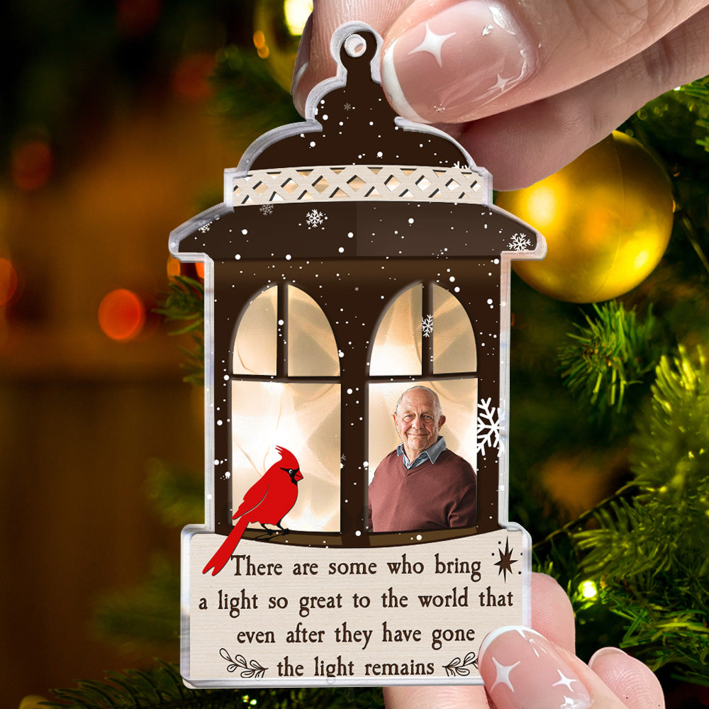 Some Who Bring A Light So Great To The World - Personalized Acrylic Photo Ornament