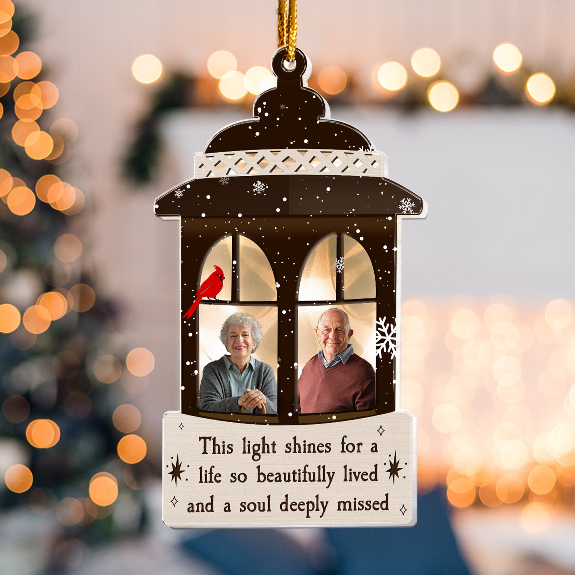 Some Who Bring A Light So Great To The World - Personalized Acrylic Photo Ornament