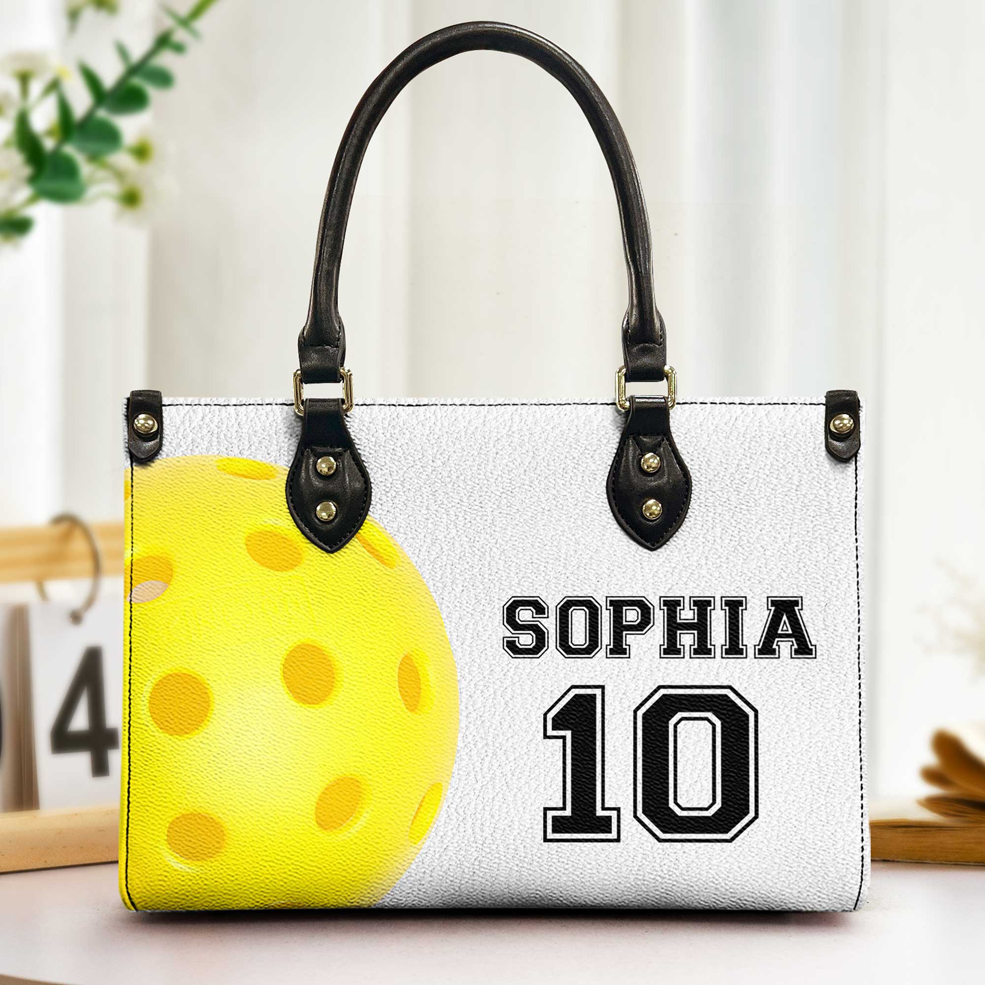 Sport Name Initial - Personalized Leather Bag