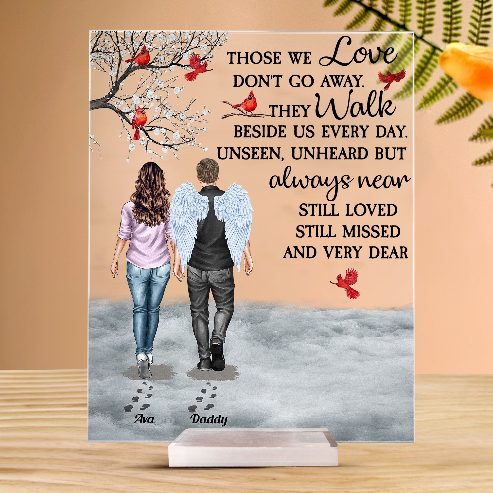 Still Loved Still Missed And Very Dear - Personalized Acrylic Plaque