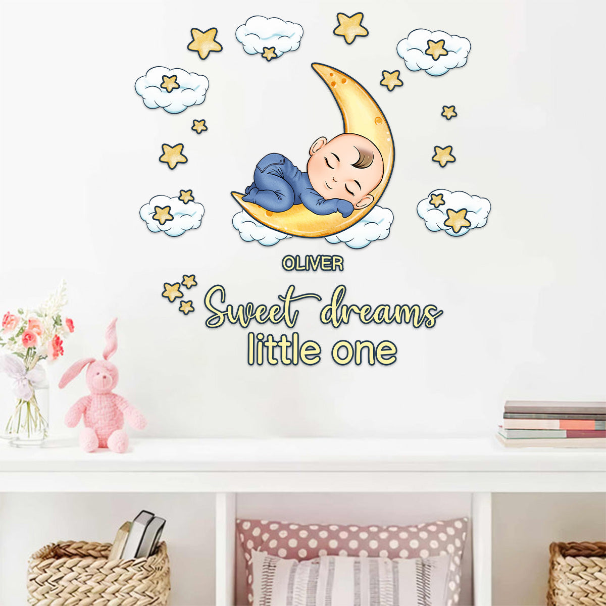 Sweet Dreams Little One - Personalized Decal