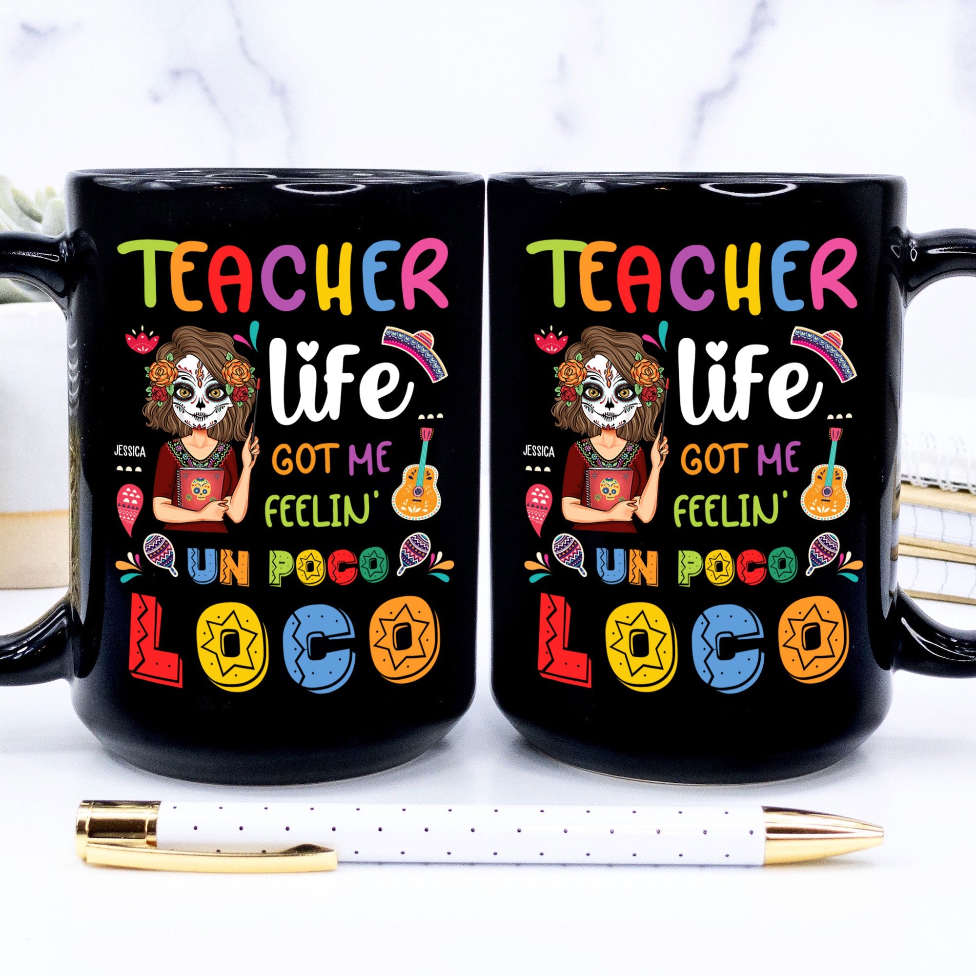 Teacher Life Got Me Feelin' - Personalized Mug