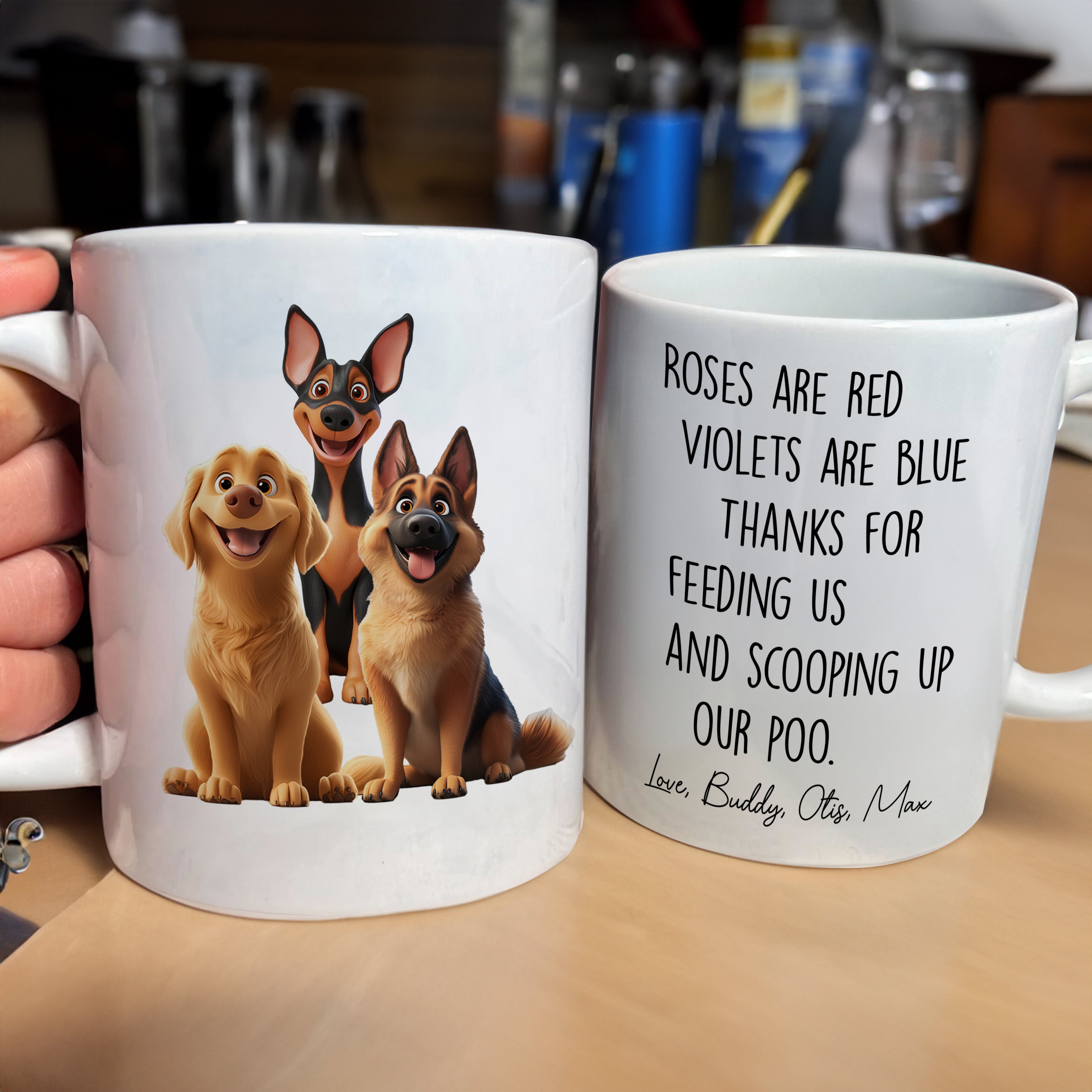 Thanks For Feeding Us - Personalized Mug