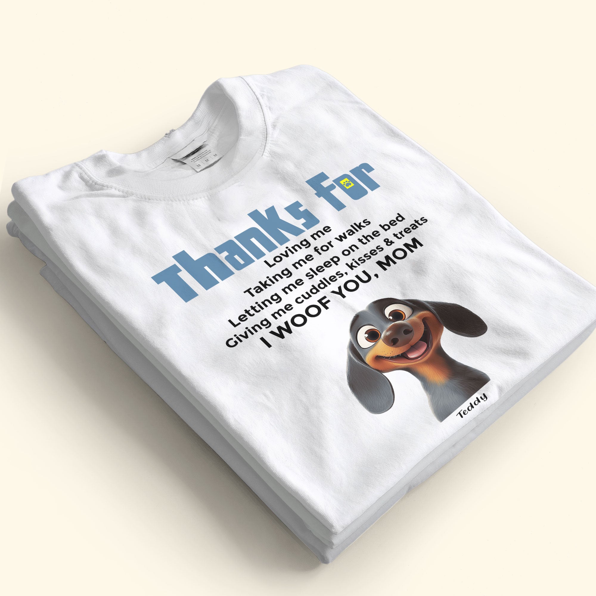 Thanks For Loving Me - Personalized Shirt